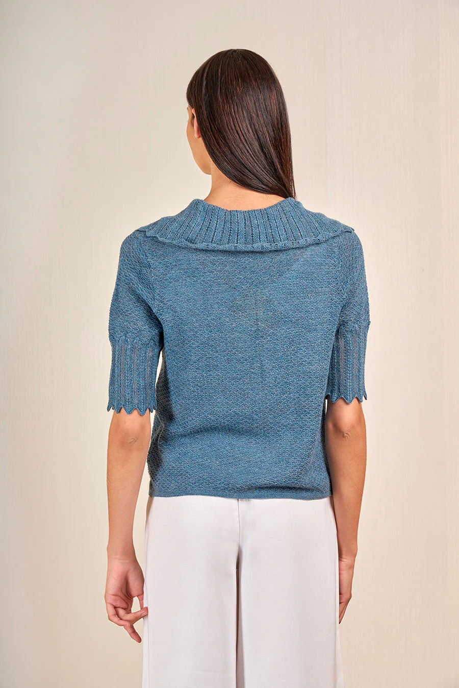 Viviana Cardigan Baby Alpaca Color Atardecer - Image 2