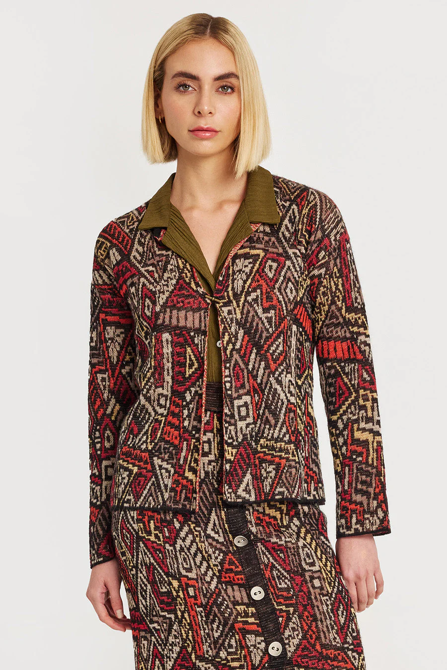 Walabi Cardigan Baby Alpaca Color Black - Image 2