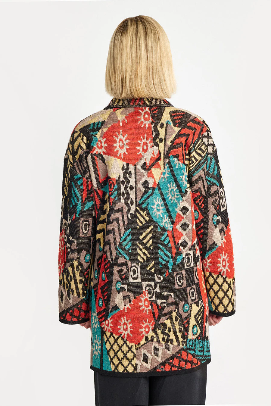 Watanabe Cardigan Baby Alpaca Color Black - Image 3