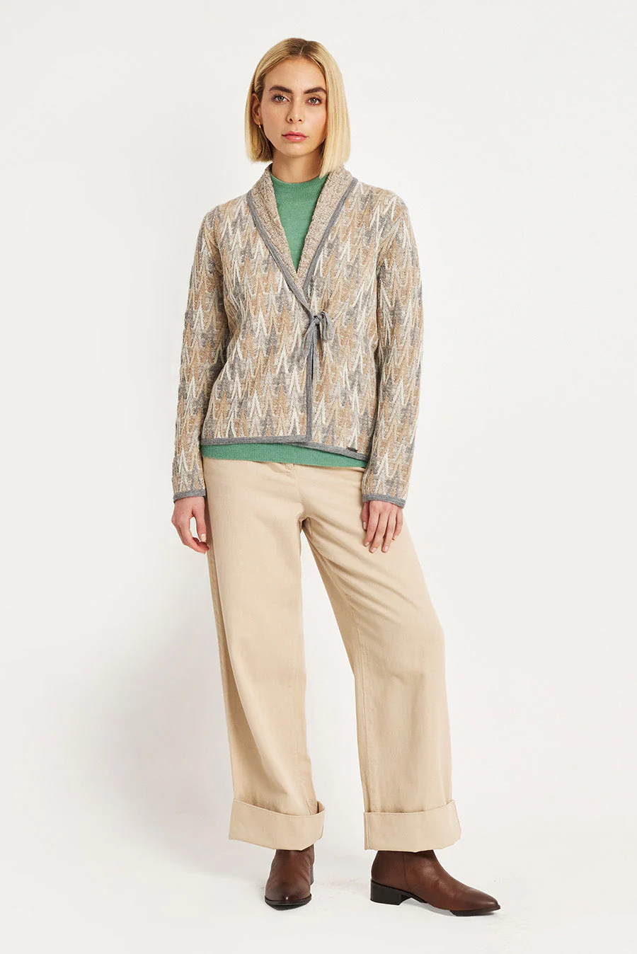 Welcome Cardigan Baby Alpaca Color Nuage - Image 4