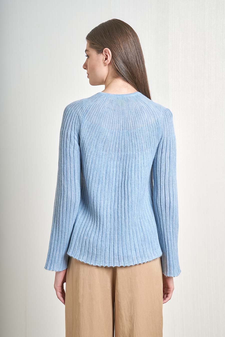 Vanda Cardigan Baby Alpaca Color Nuvola - Image 2