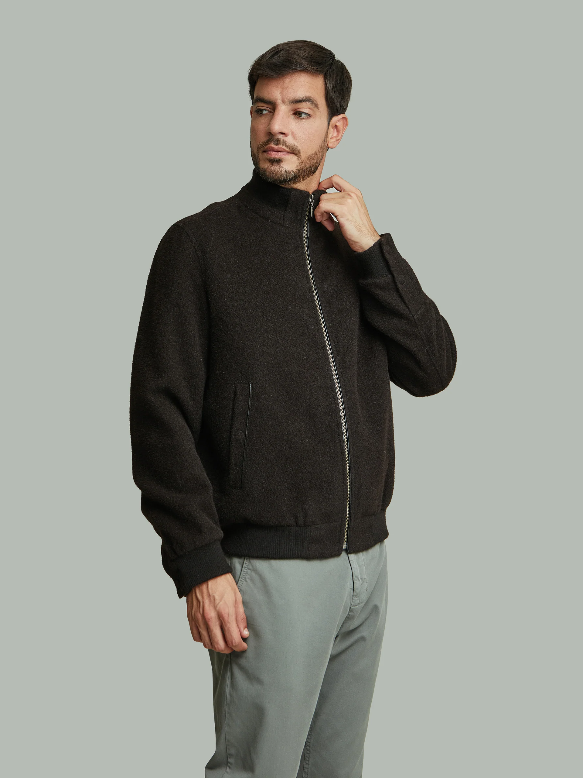 Bristol Jacket Black Alpaca Color Black - Image 2