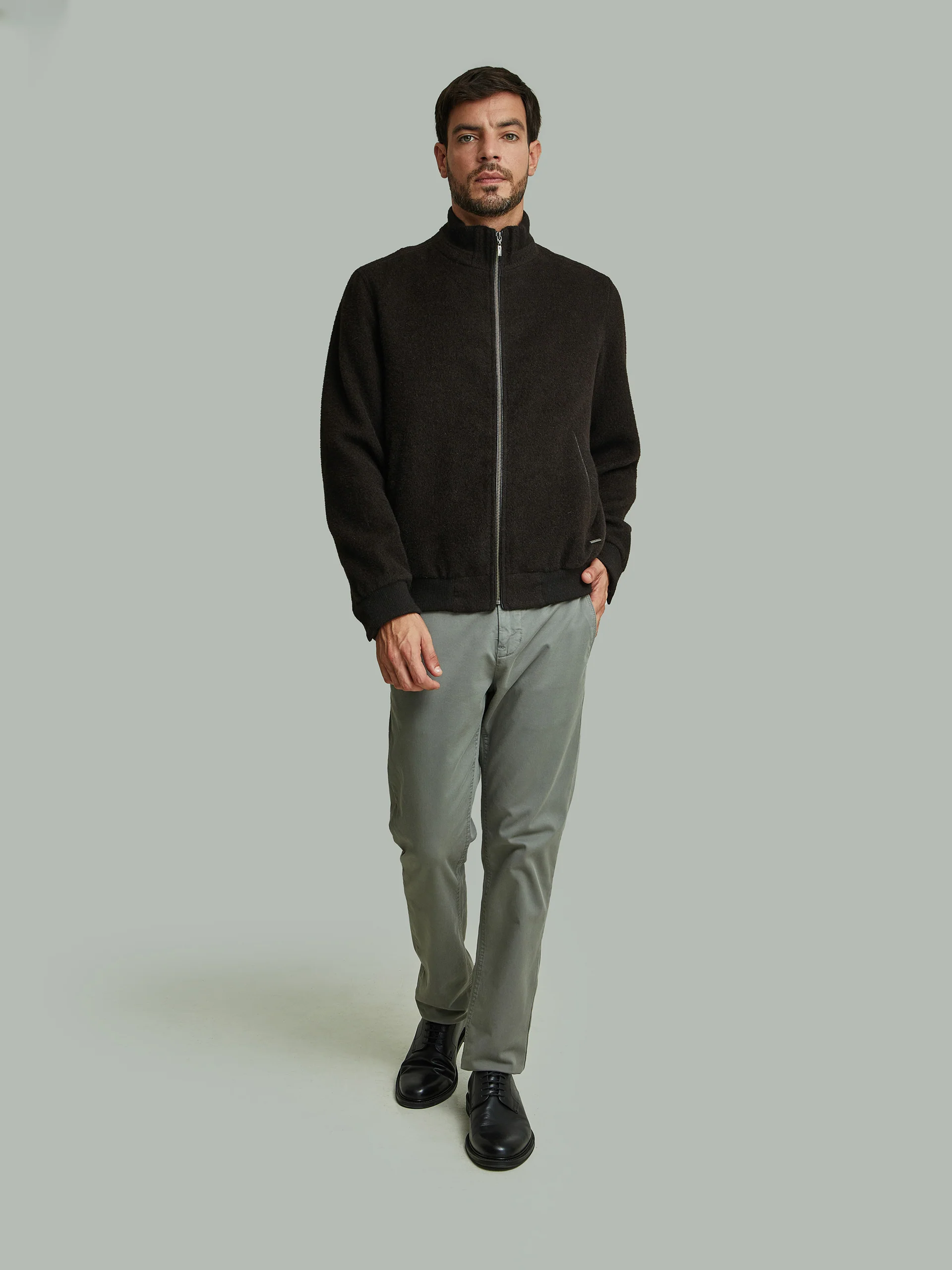 Bristol Jacket Black Alpaca Color Black - Image 4