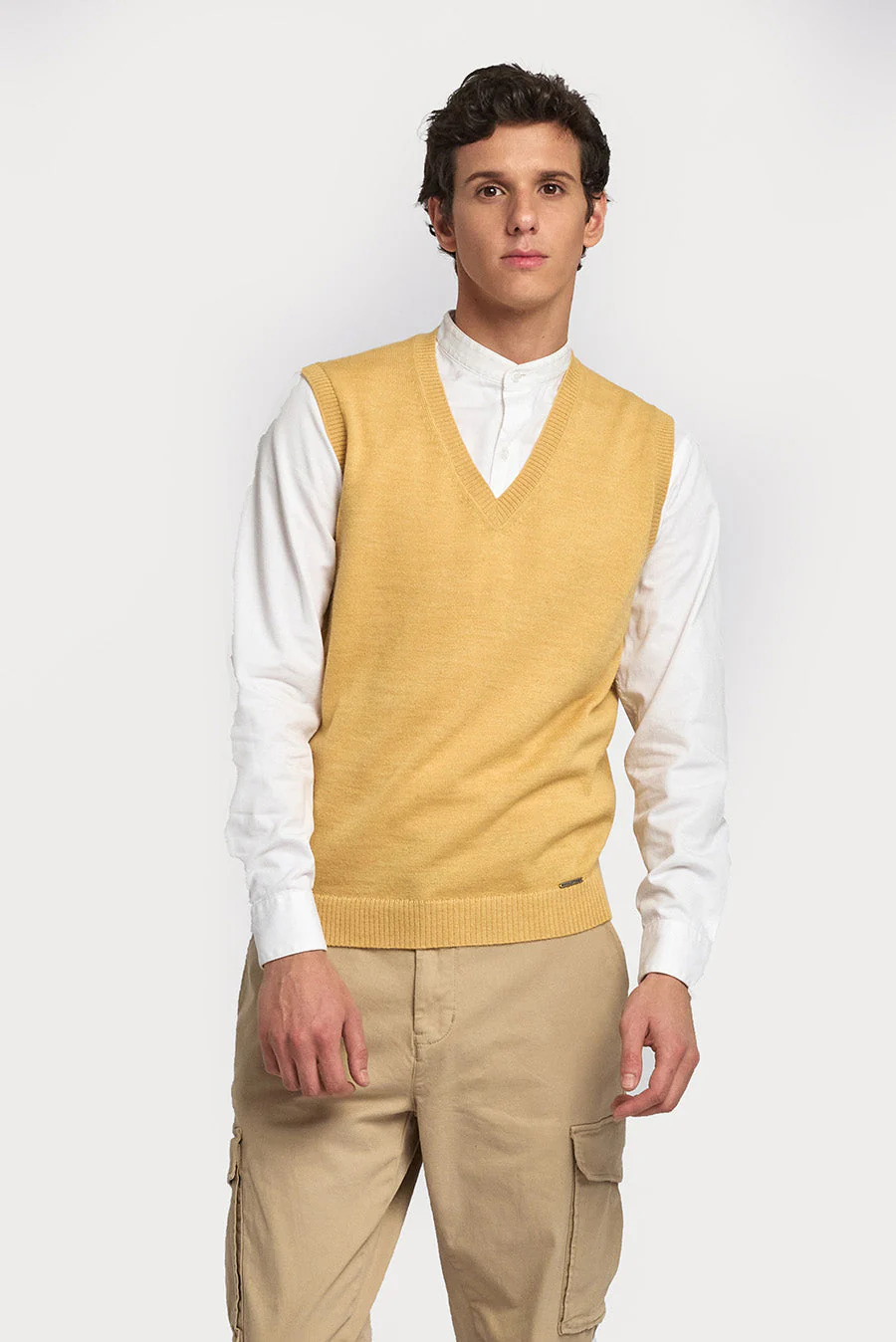 Abel Vest Baby Alpaca Color Amarelo - Image 2