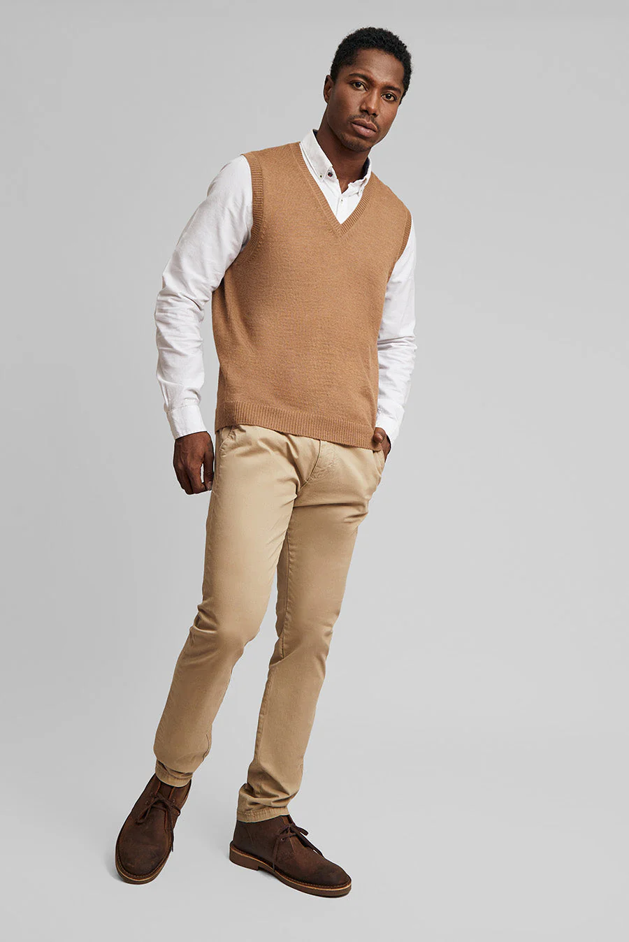 Abel Vest Baby Alpaca Color Camel - Image 4