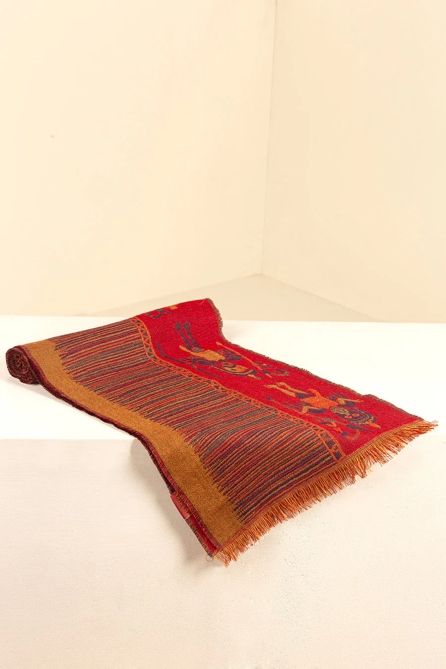 Nazca - 15 Scarf Baby Alpaca Color Red - Image 2