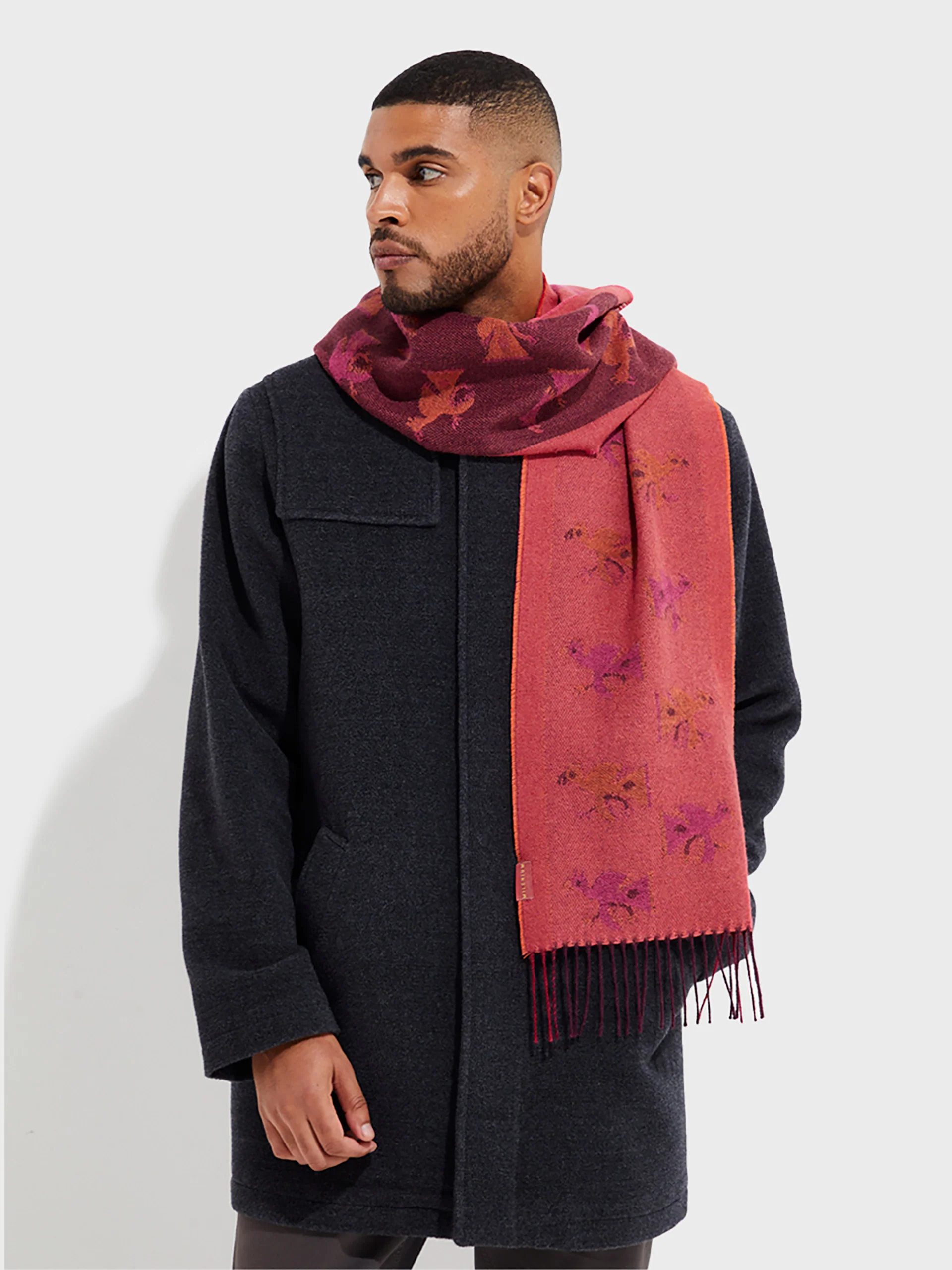 Nazca - 19 Scarf Baby Alpaca Color Red - Image 4