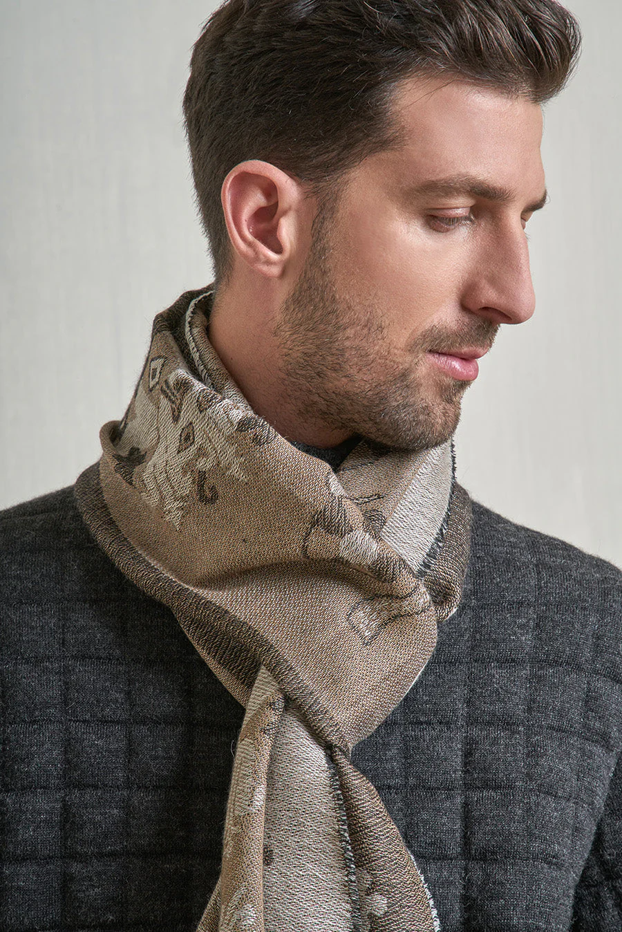 Nazca - 39 Scarf Baby Alpaca Color Beige - Image 8