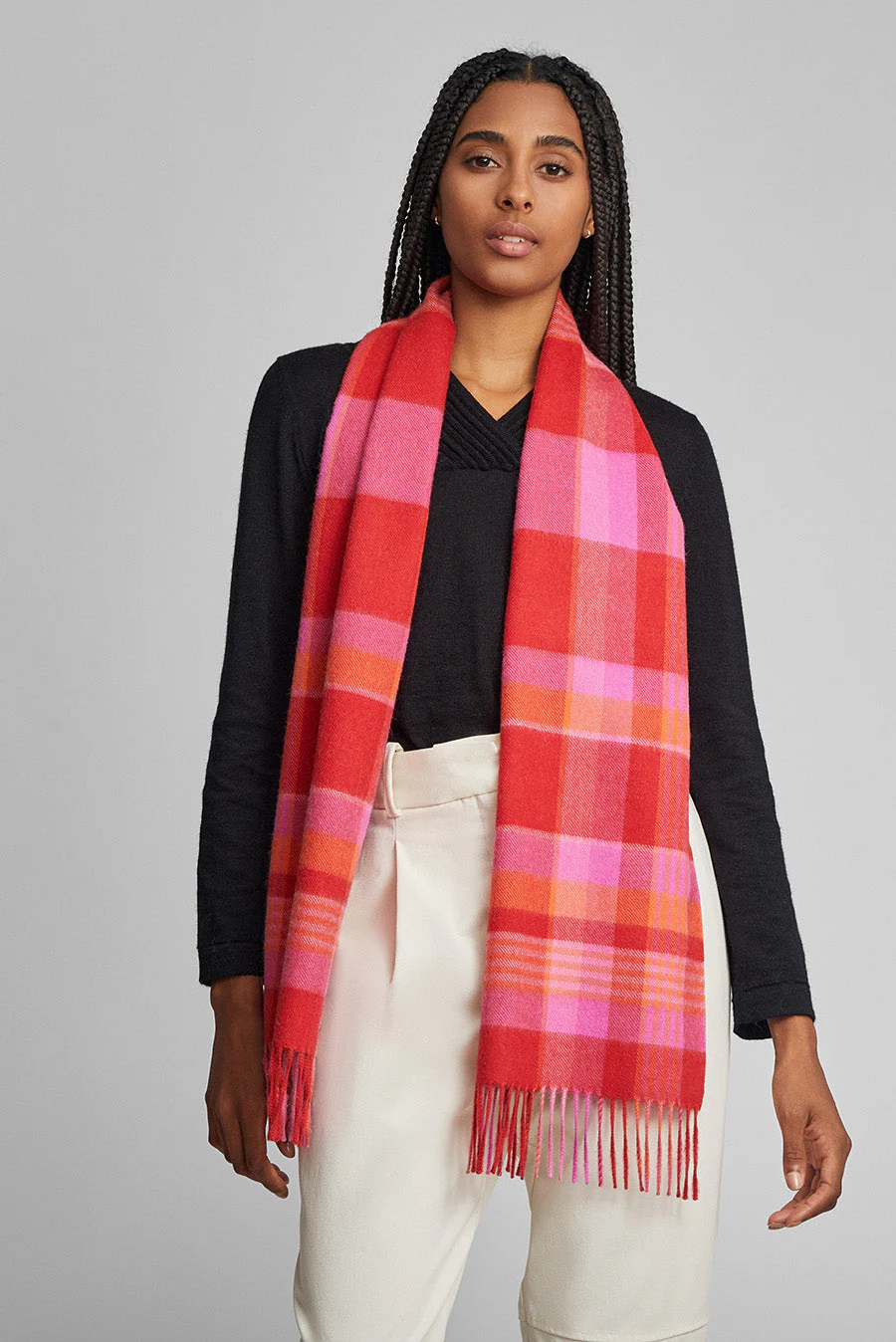 Ratti Scarf Baby Alpaca Color Red