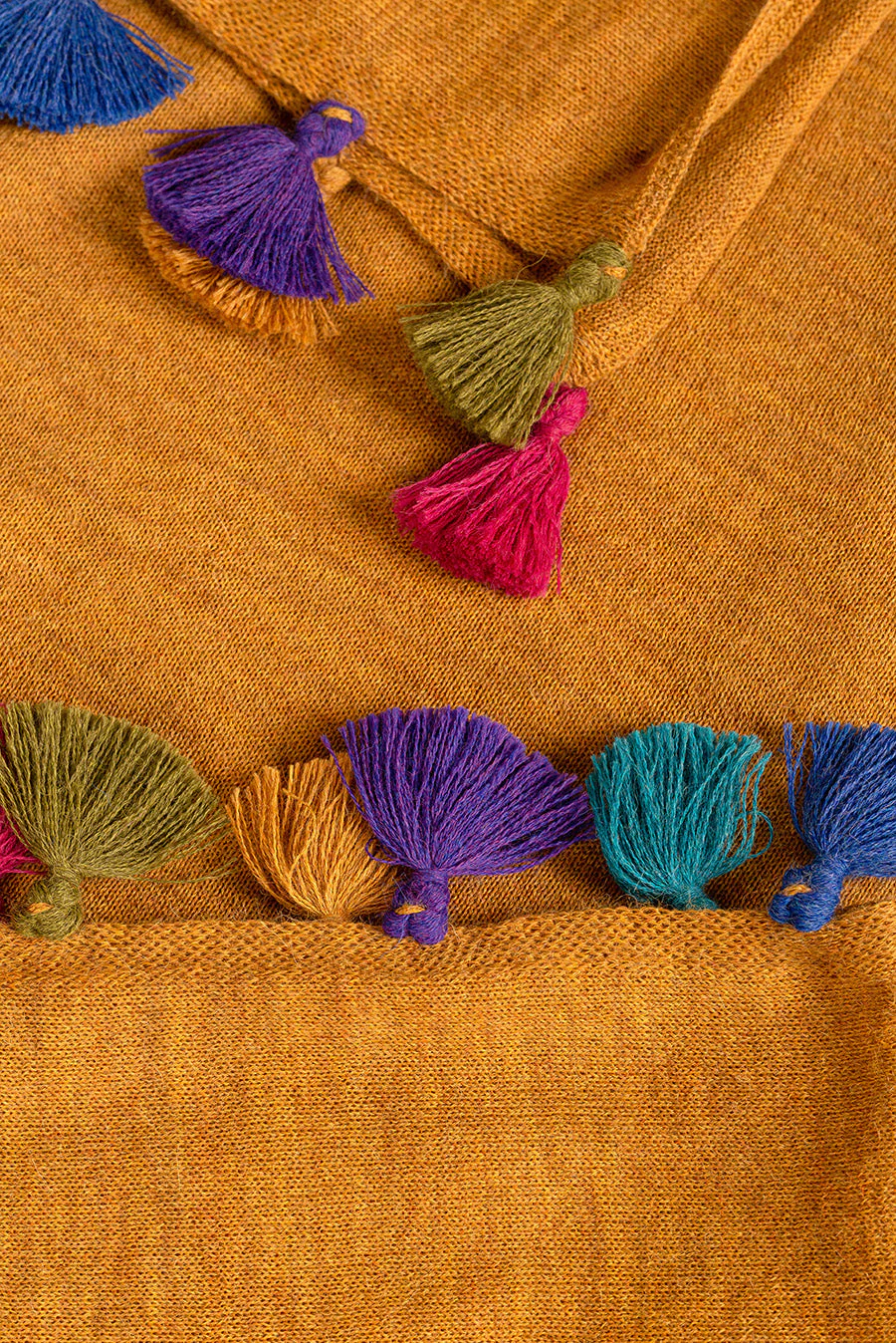 Suzana Scarf Baby Alpaca Color Senape - Image 4