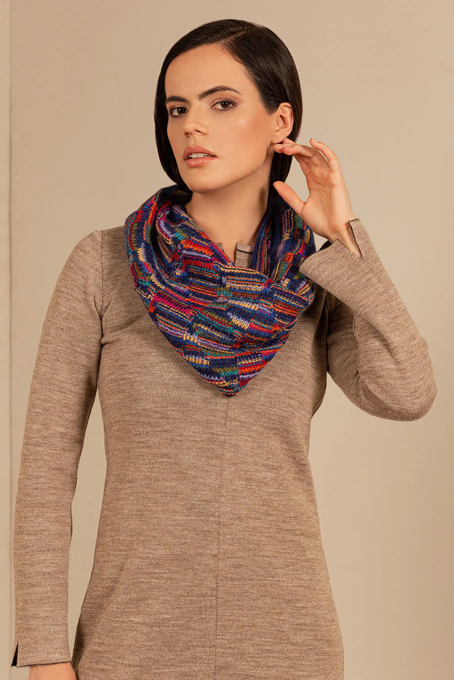 Ucrania Scarf Baby Alpaca Color Multi - Image 4