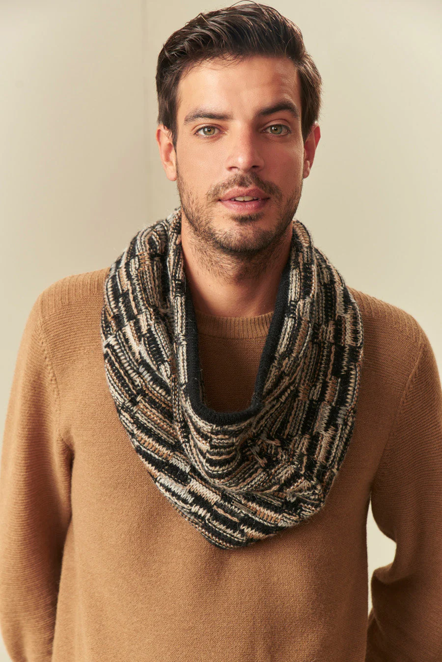 Ucrania Scarf Baby Alpaca Color Natural - Image 4