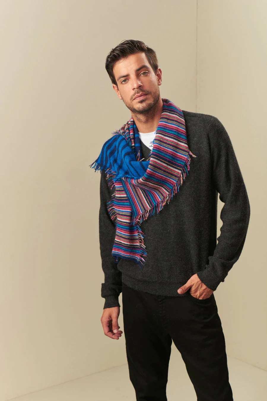 Upi Scarf Baby Alpaca Color Astral - Image 3