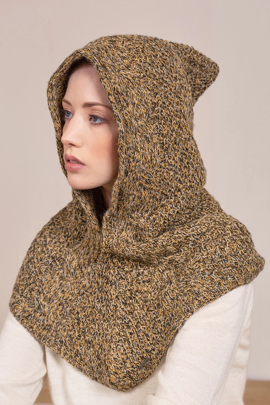 Valdivieso Scarf Baby Alpaca Color Dijon - Image 3