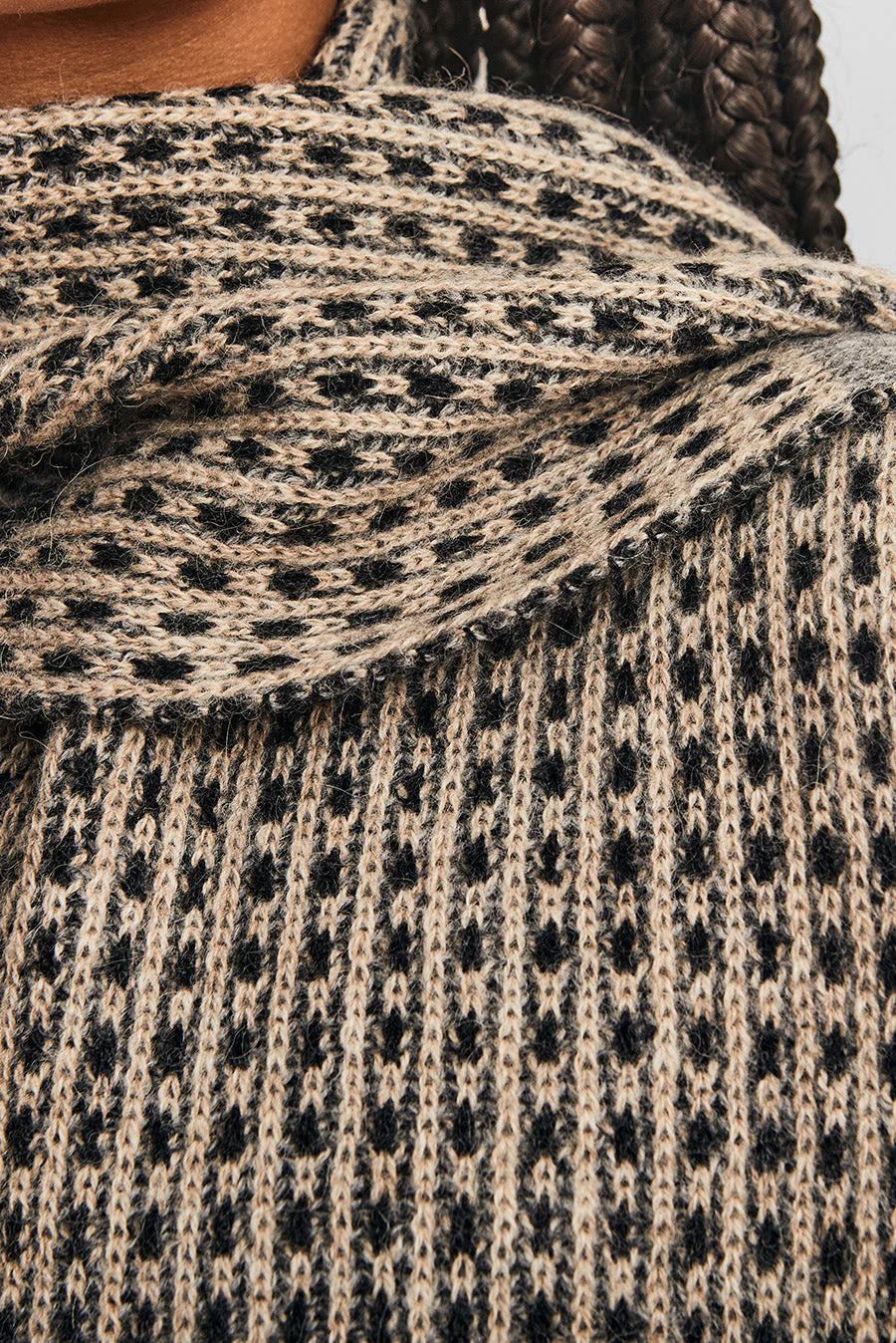 Warrior Scarf Baby Alpaca Color Antracite - Image 3