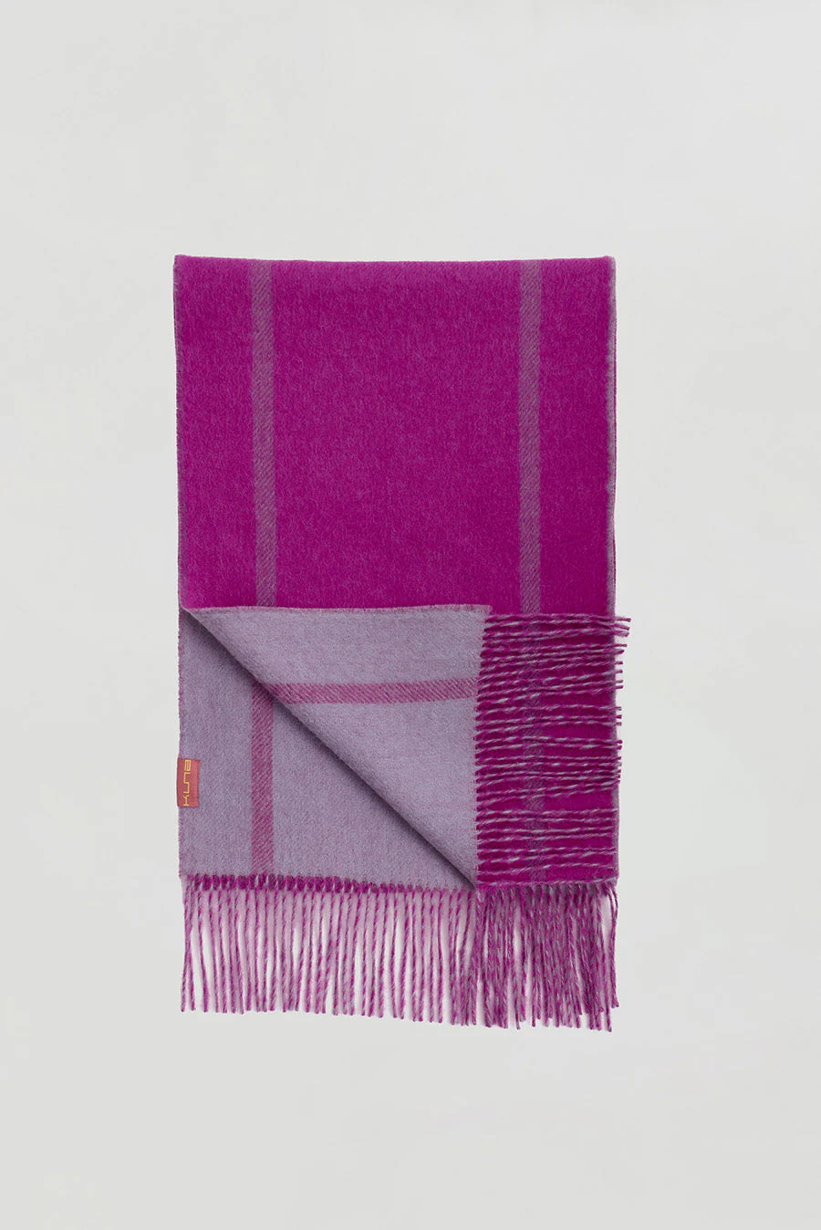 Weinstein Scarf Baby Alpaca Color Fucsia & Lila - Image 2