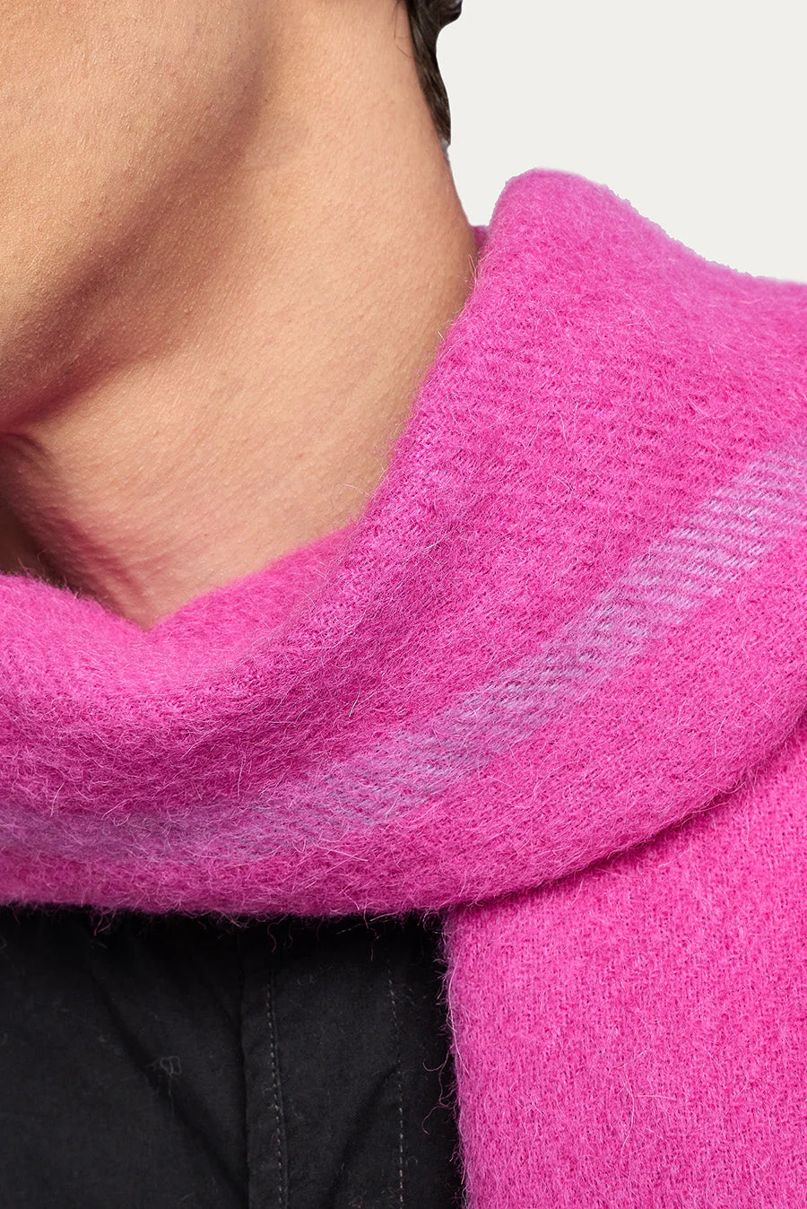Weinstein Scarf Baby Alpaca Color Fucsia & Lila - Image 8