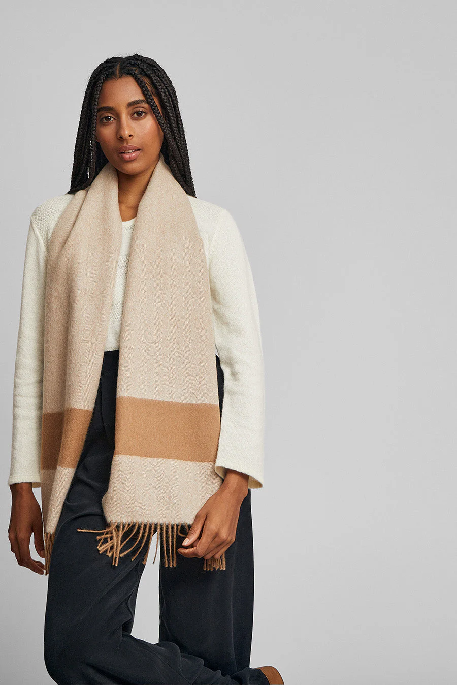 Welche Scarf Baby Alpaca Color Camel - Image 2