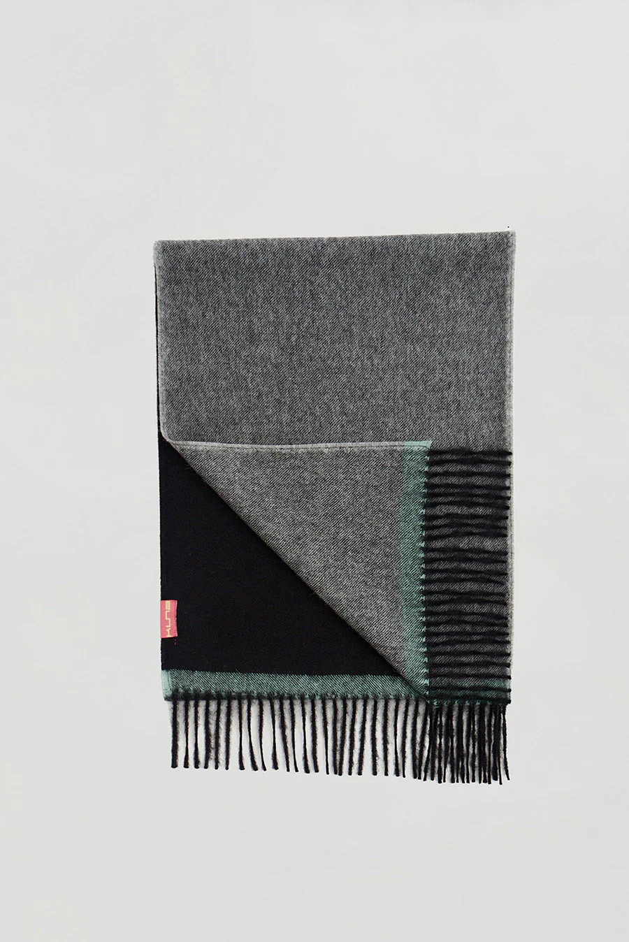 Wendell Scarf Baby Alpaca Color Black - Image 2