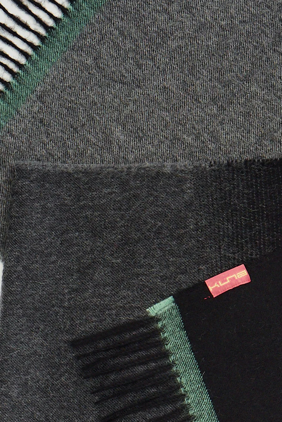 Wendell Scarf Baby Alpaca Color Black - Image 6