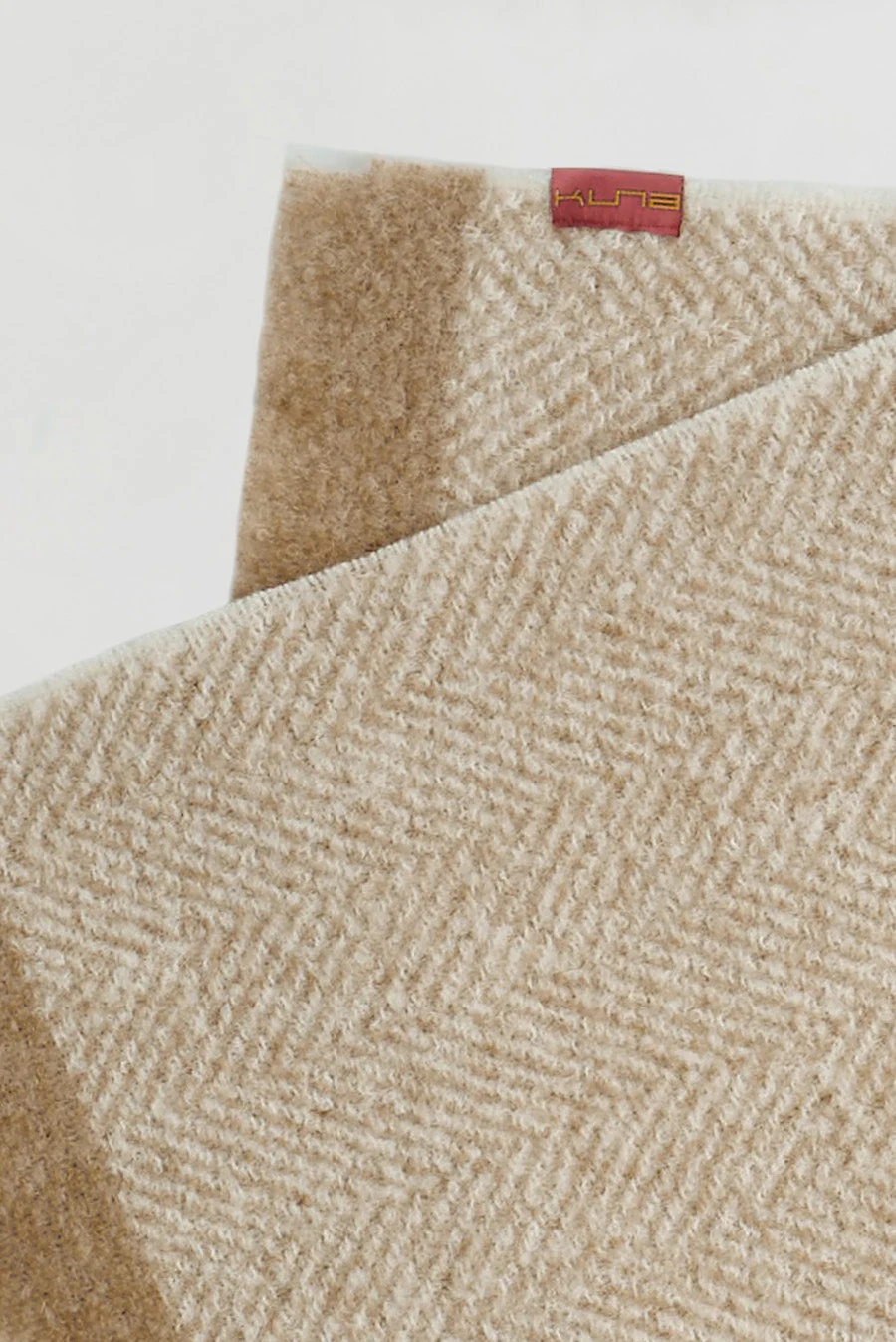 Wenn Scarf Baby Alpaca & Wool Color Beige - Image 6