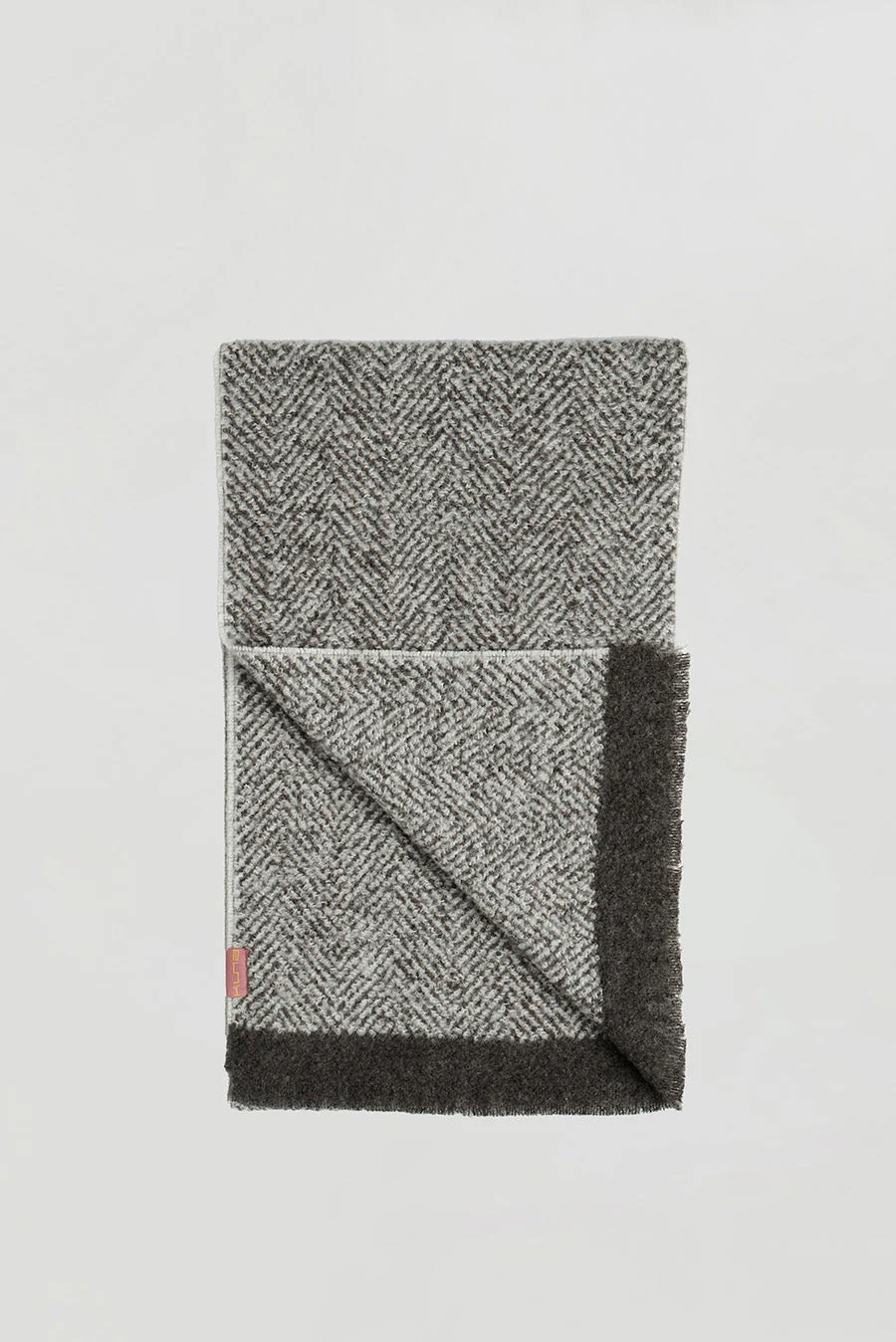 Wenn Scarf Baby Alpaca & Wool Color Grey - Image 2