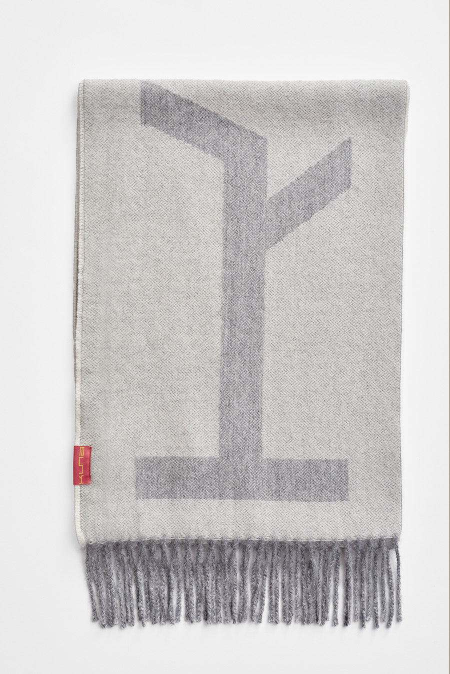 Winnipeg Scarf Baby Alpaca Color Grey - Image 2