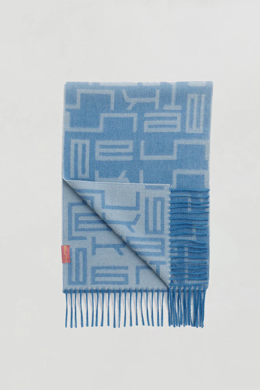 Wir Scarf Baby Alpaca Color Blue - Image 2