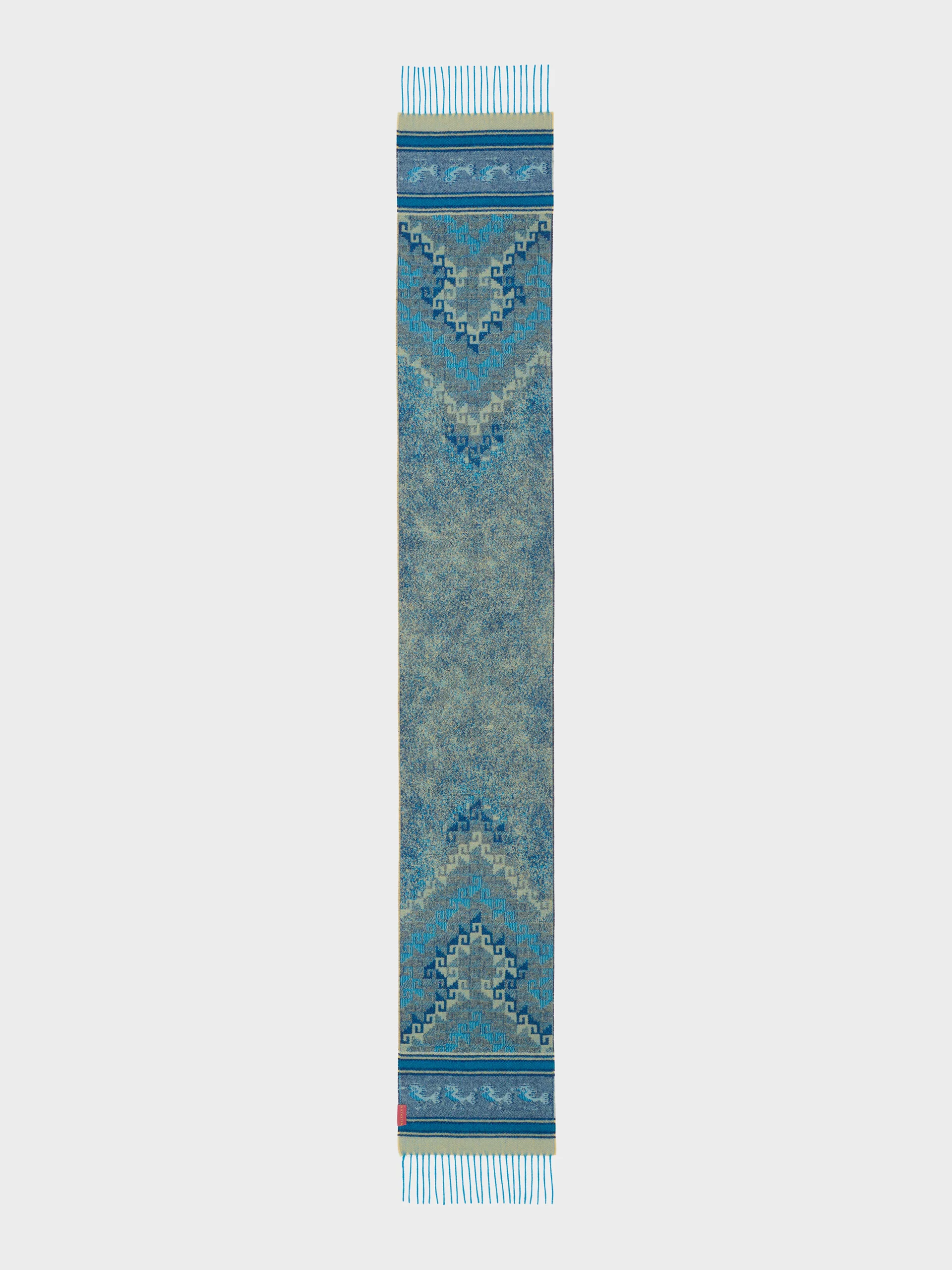 Chancay - 37 Scarf Baby Alpaca Color Blue - Image 4