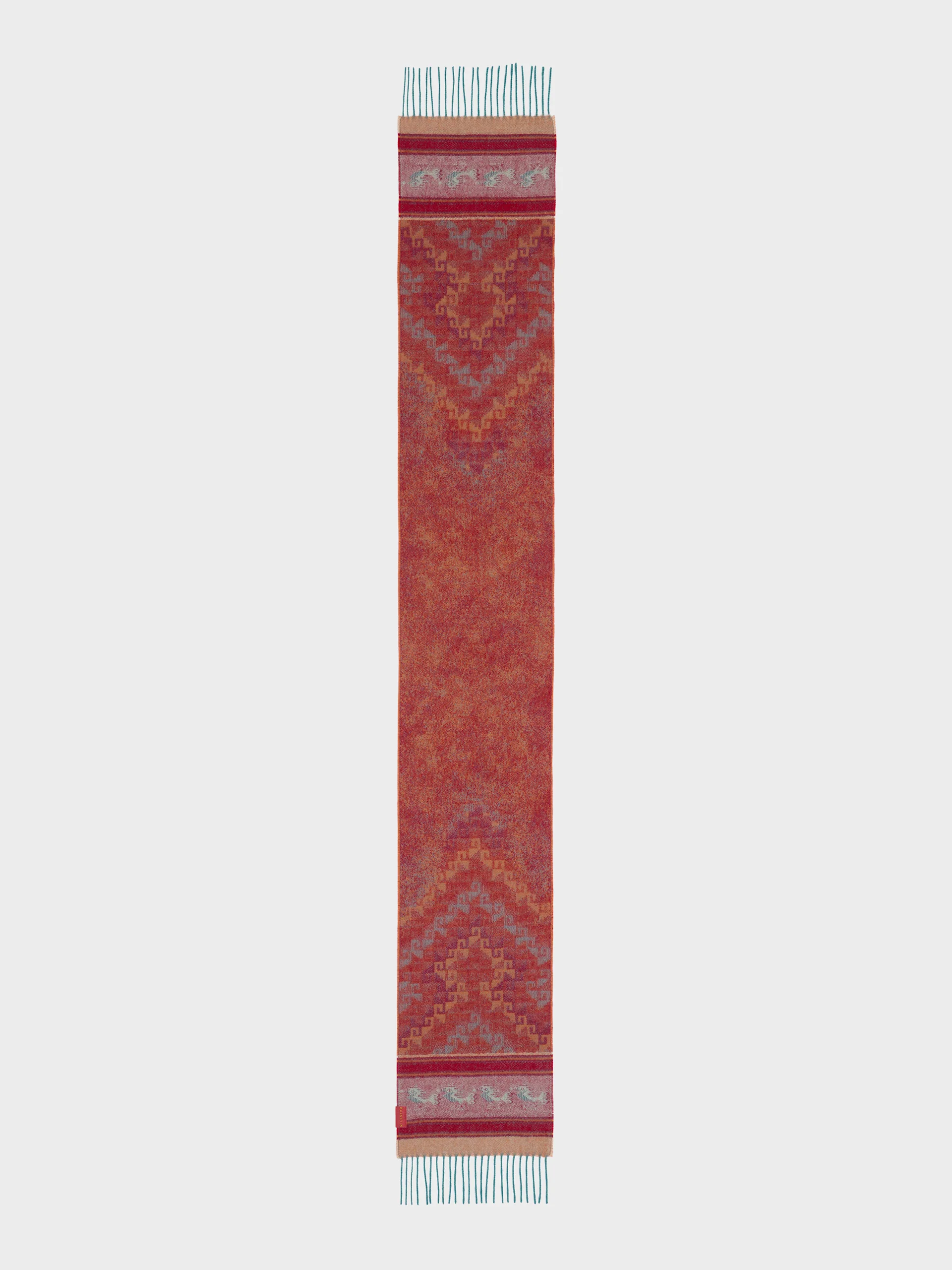 Chancay - 37 Scarf Baby Alpaca Color Orange - Image 4
