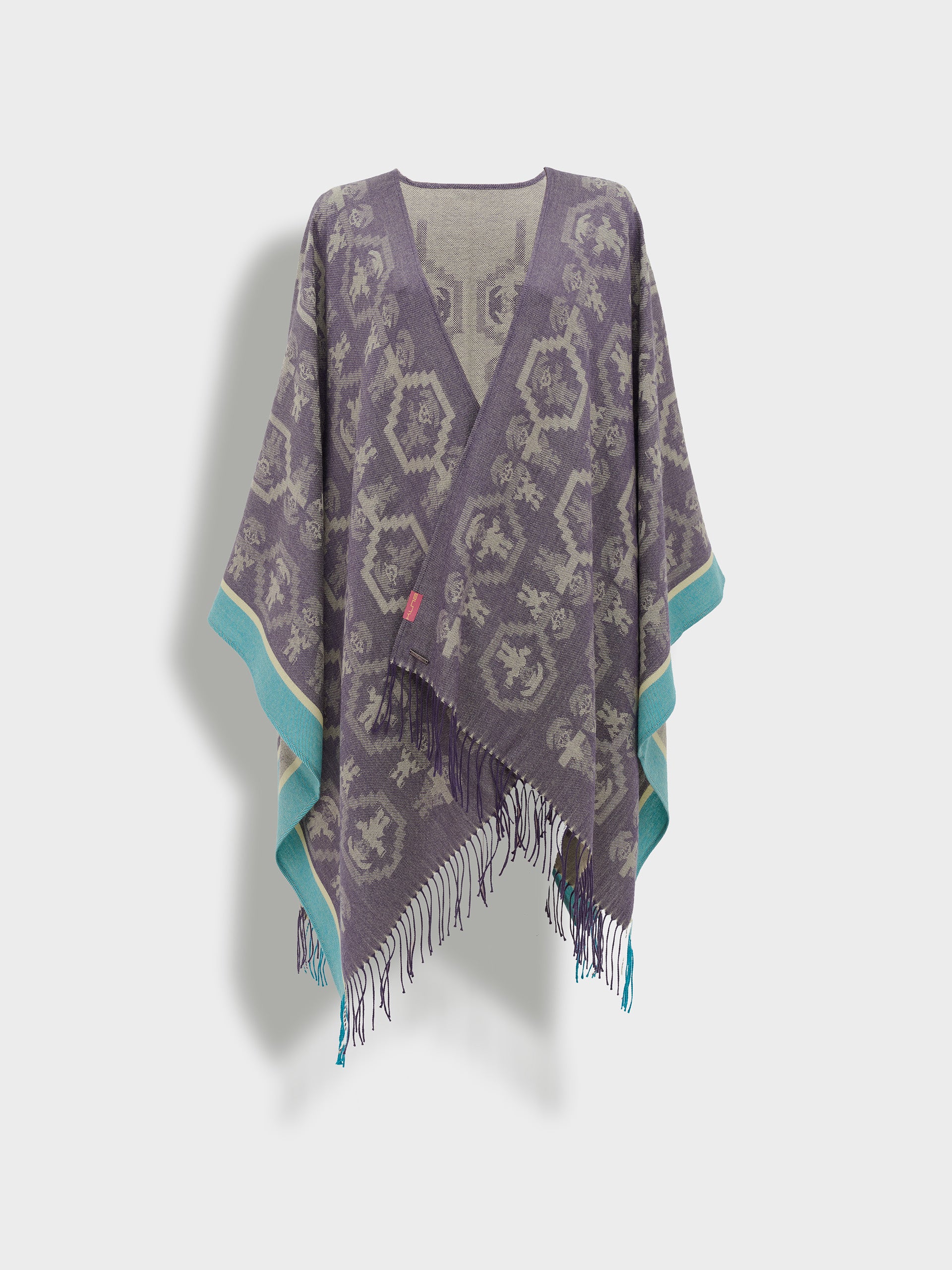 Chimu - 12 Poncho Royal Alpaca Color Purple