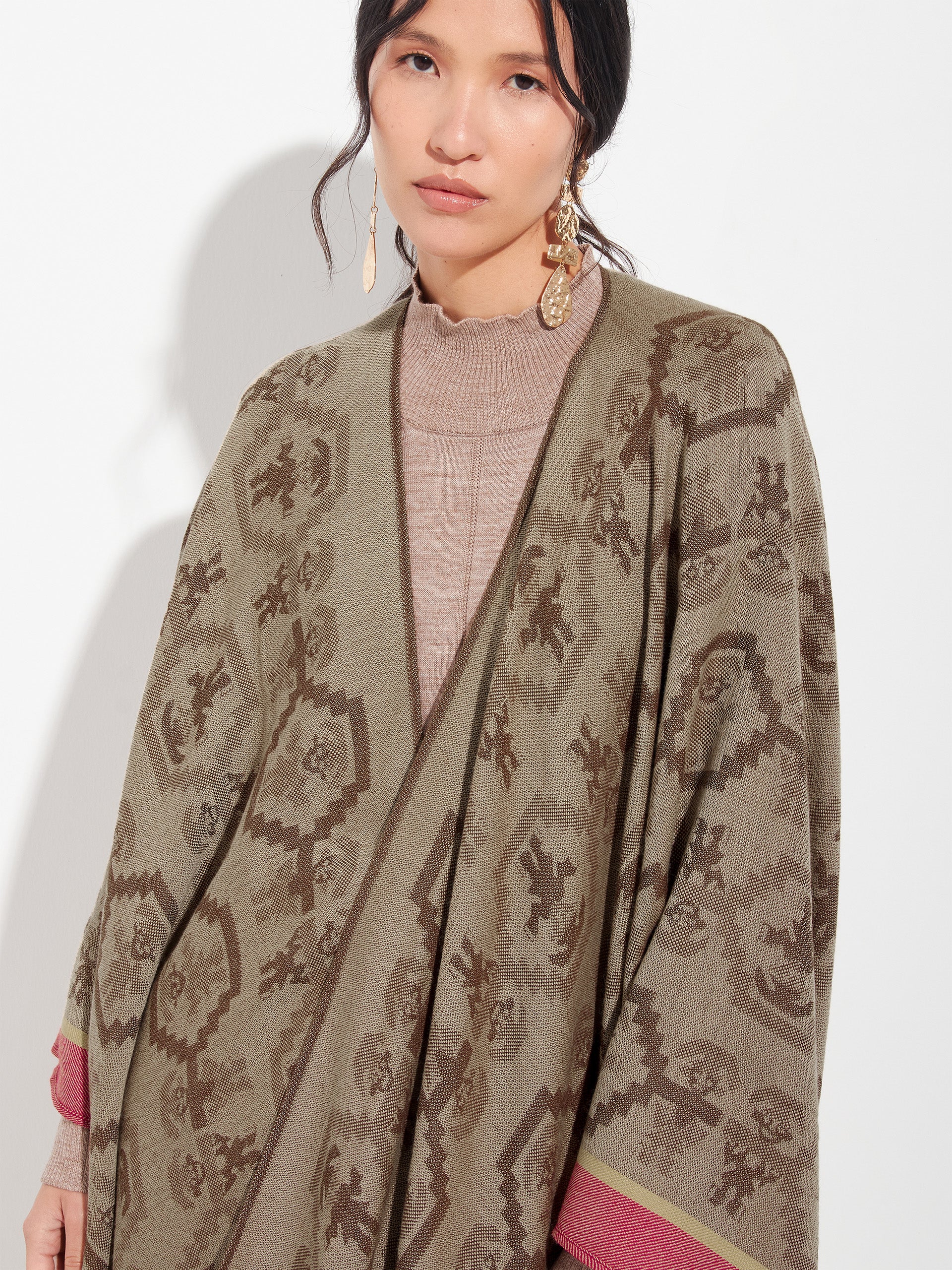 Chimu - 12 Poncho Royal Alpaca Color Yellow - Image 10