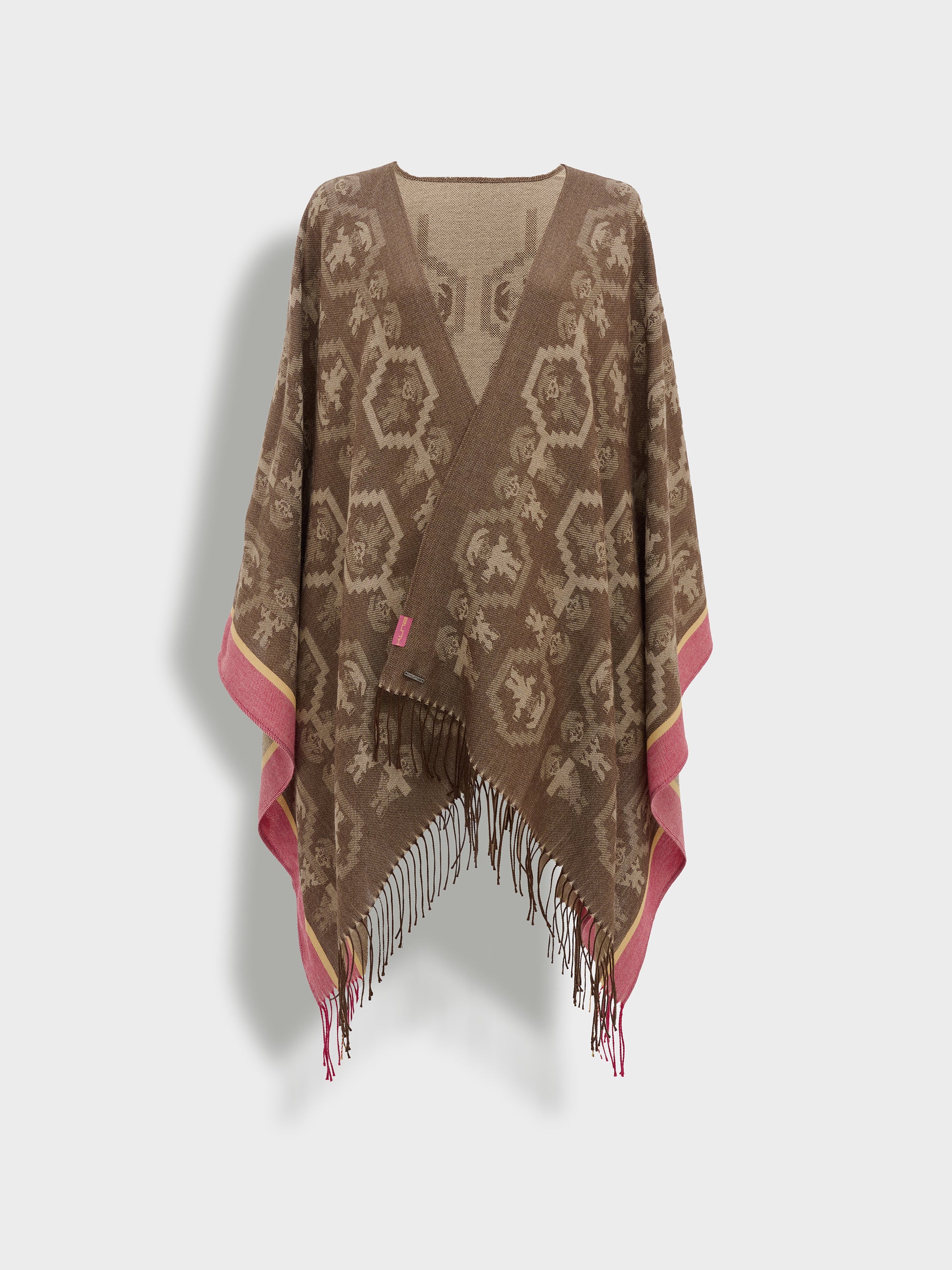 Chimu - 12 Poncho Royal Alpaca Color Yellow - Image 2