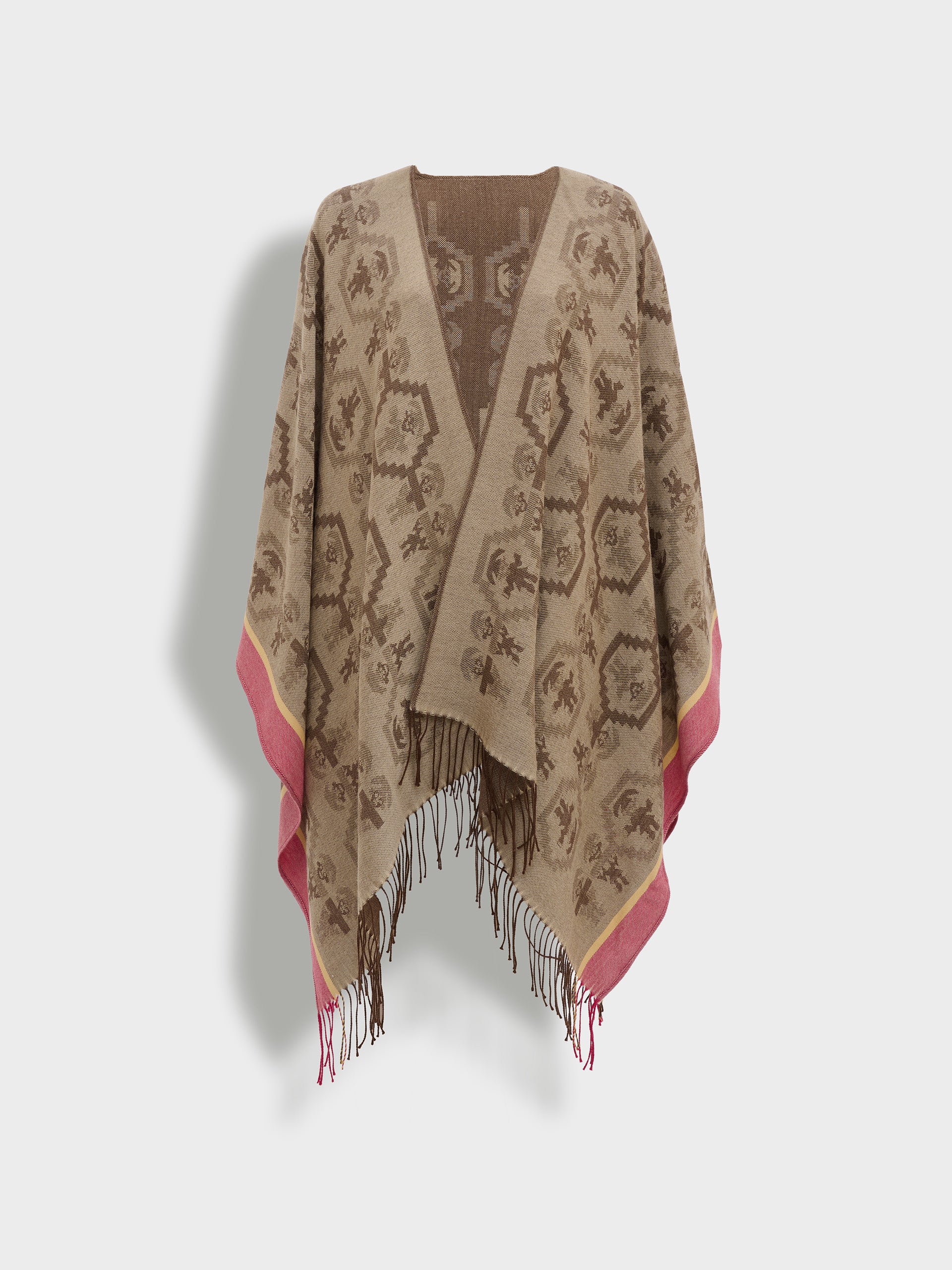 Chimu - 12 Poncho Royal Alpaca Color Yellow - Image 6