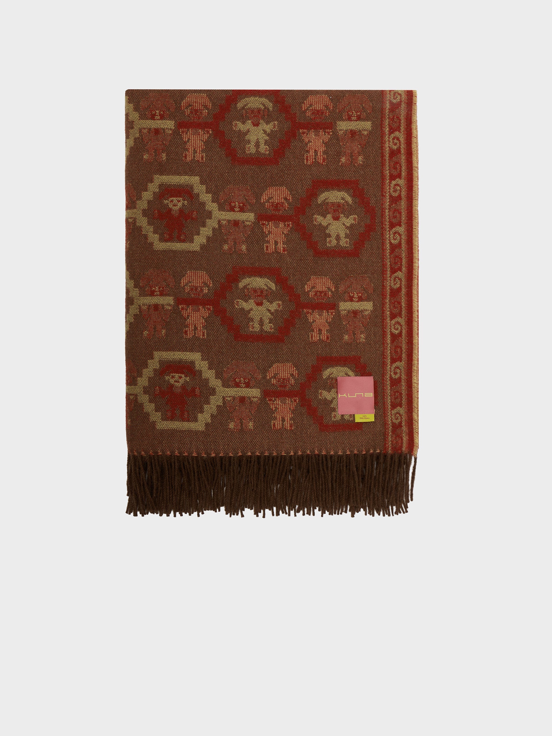 Chimu - 13 Blanket Baby Alpaca Color Red - Image 2