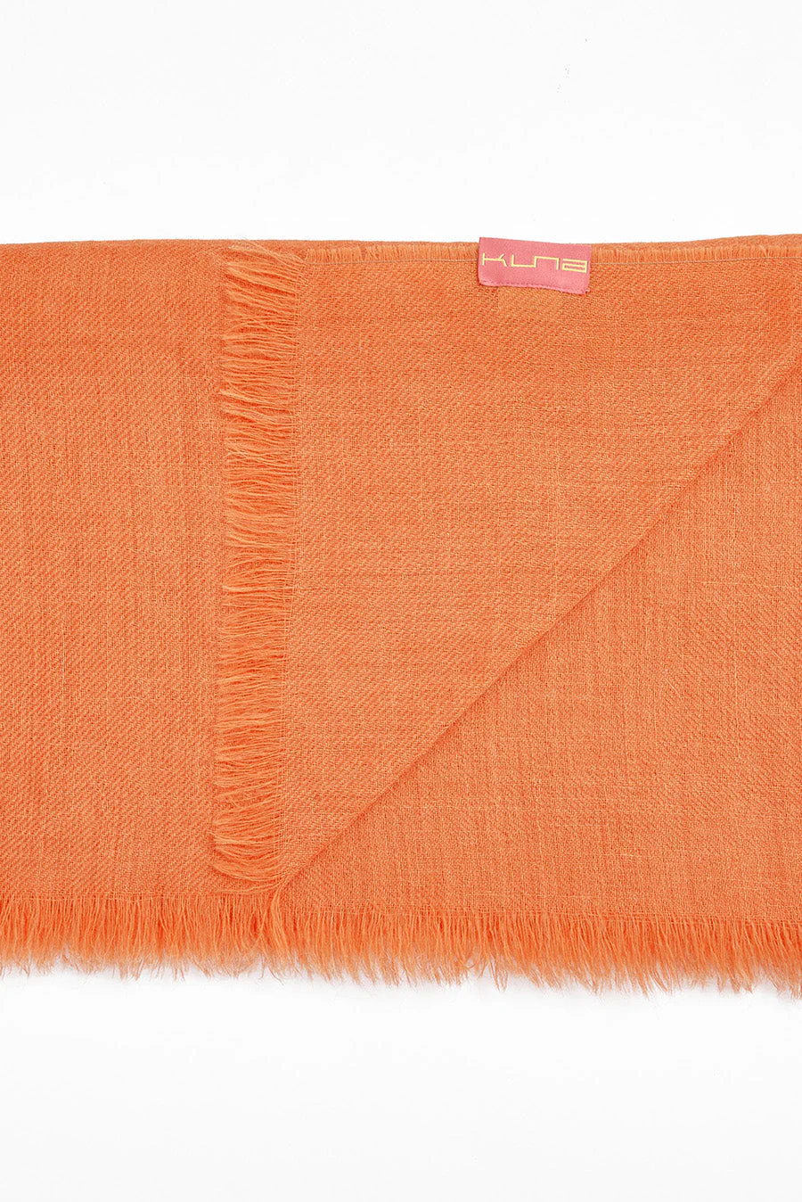 Amareto Shawl Baby Alpaca Color Naranja - Image 2