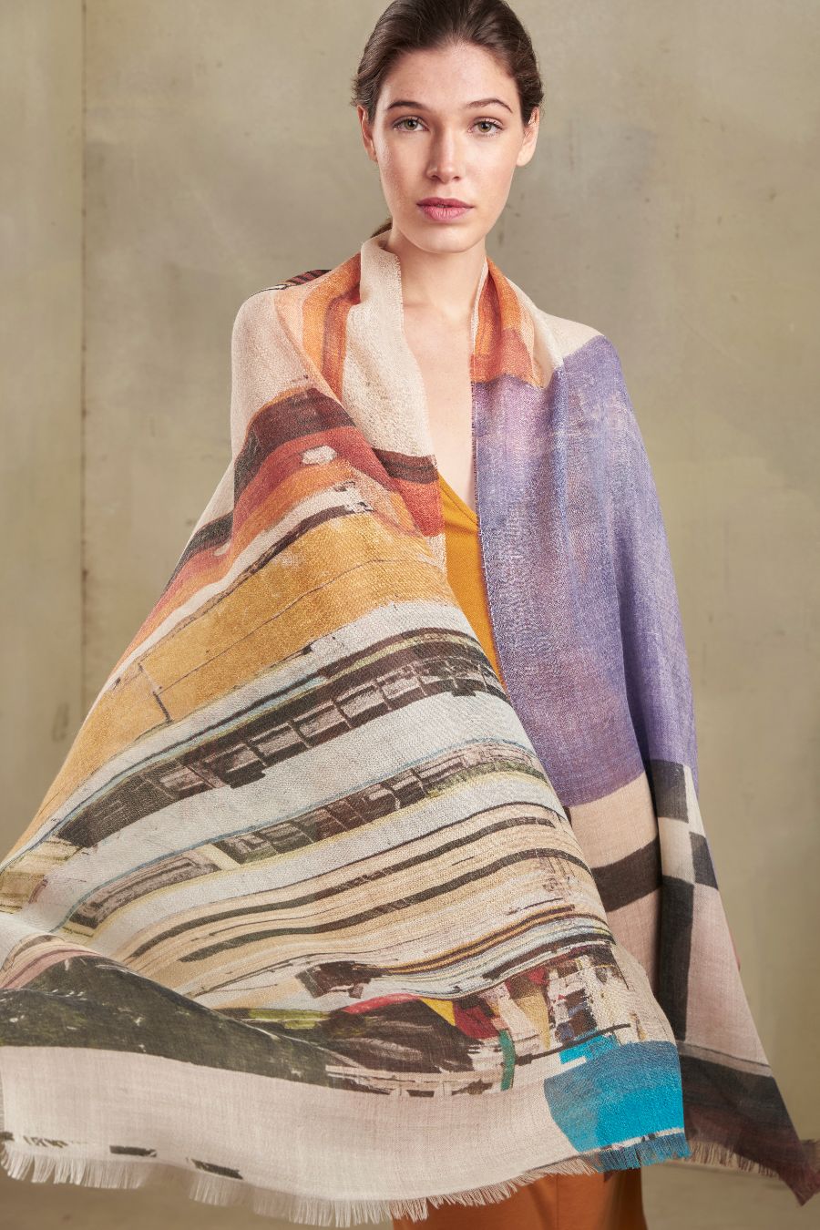 Junto Al Taller Shawl Baby Alpaca Color Multicolor - Image 2