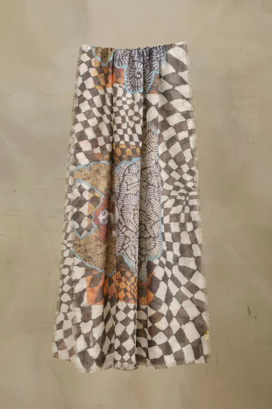 Lugar Seguro Shawl Baby Alpaca Color Multicolor