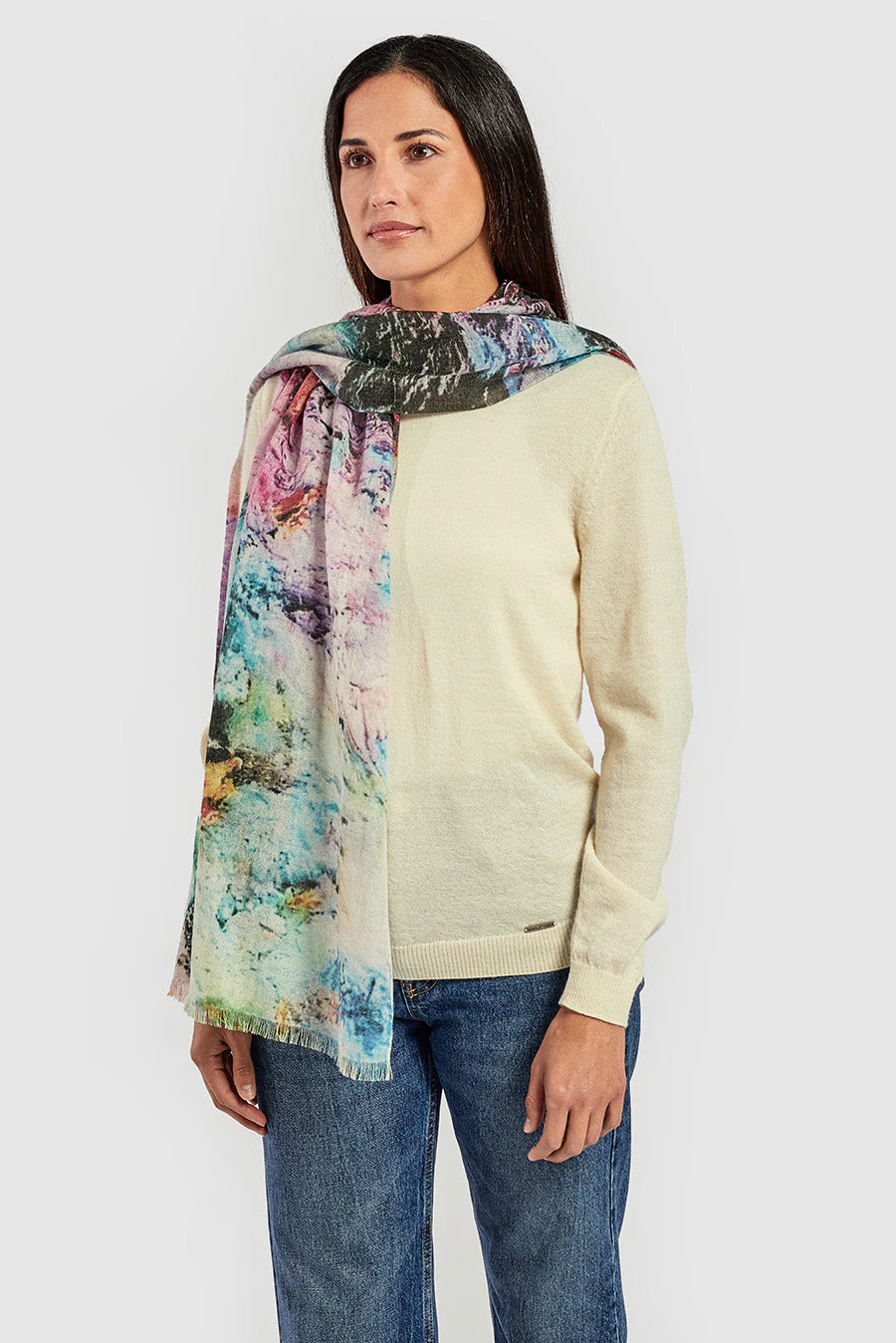 Mi Paleta Shawl Baby Alpaca Color Multicolor - Image 3