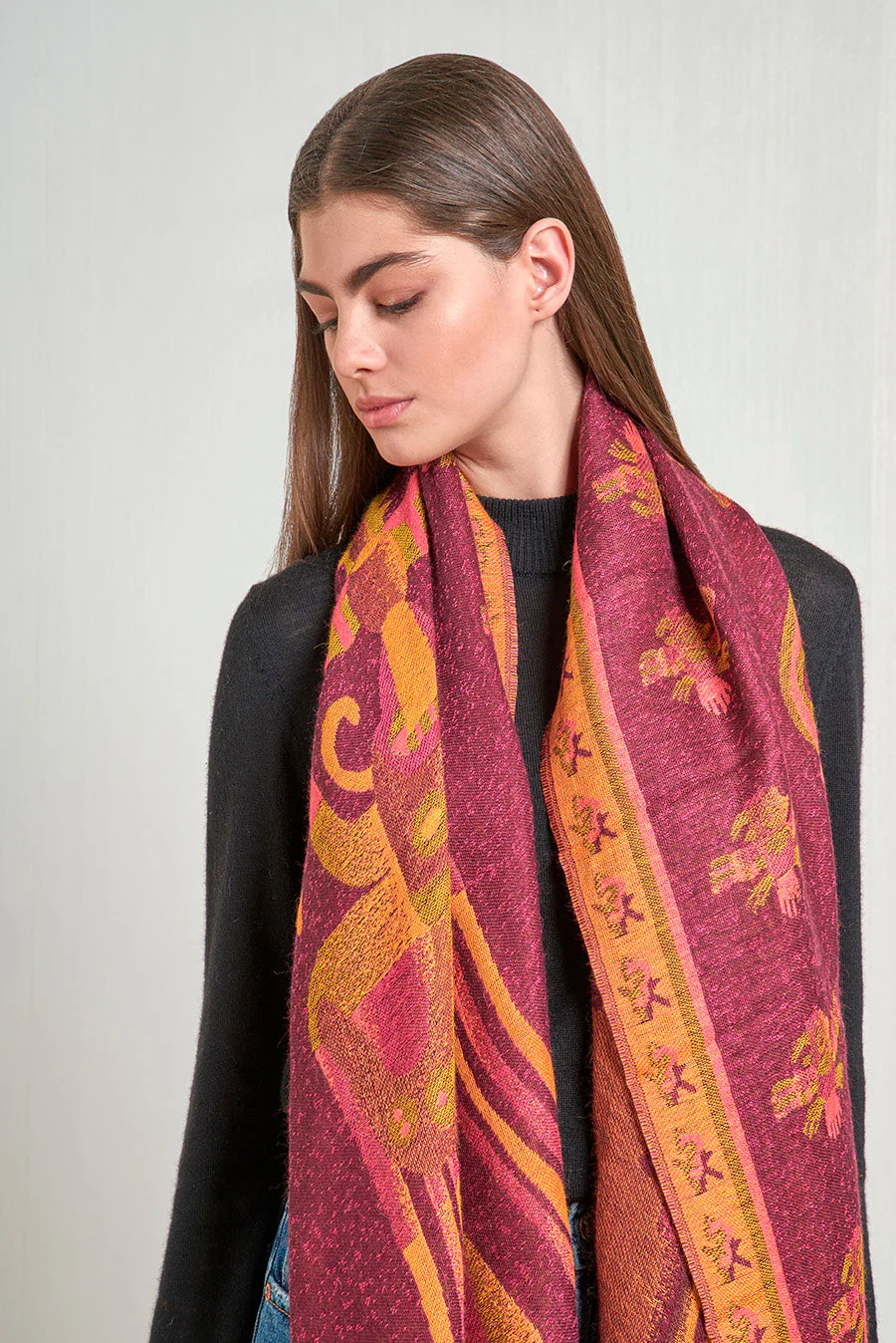 Nazca - 10 Shawl Baby Alpaca Color Multicolor - Image 3