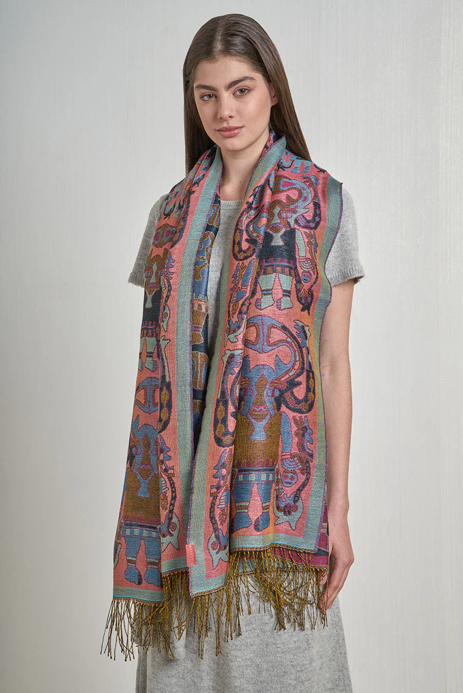 Nazca - 11 Shawl Baby Alpaca Color Multicolor - Image 4