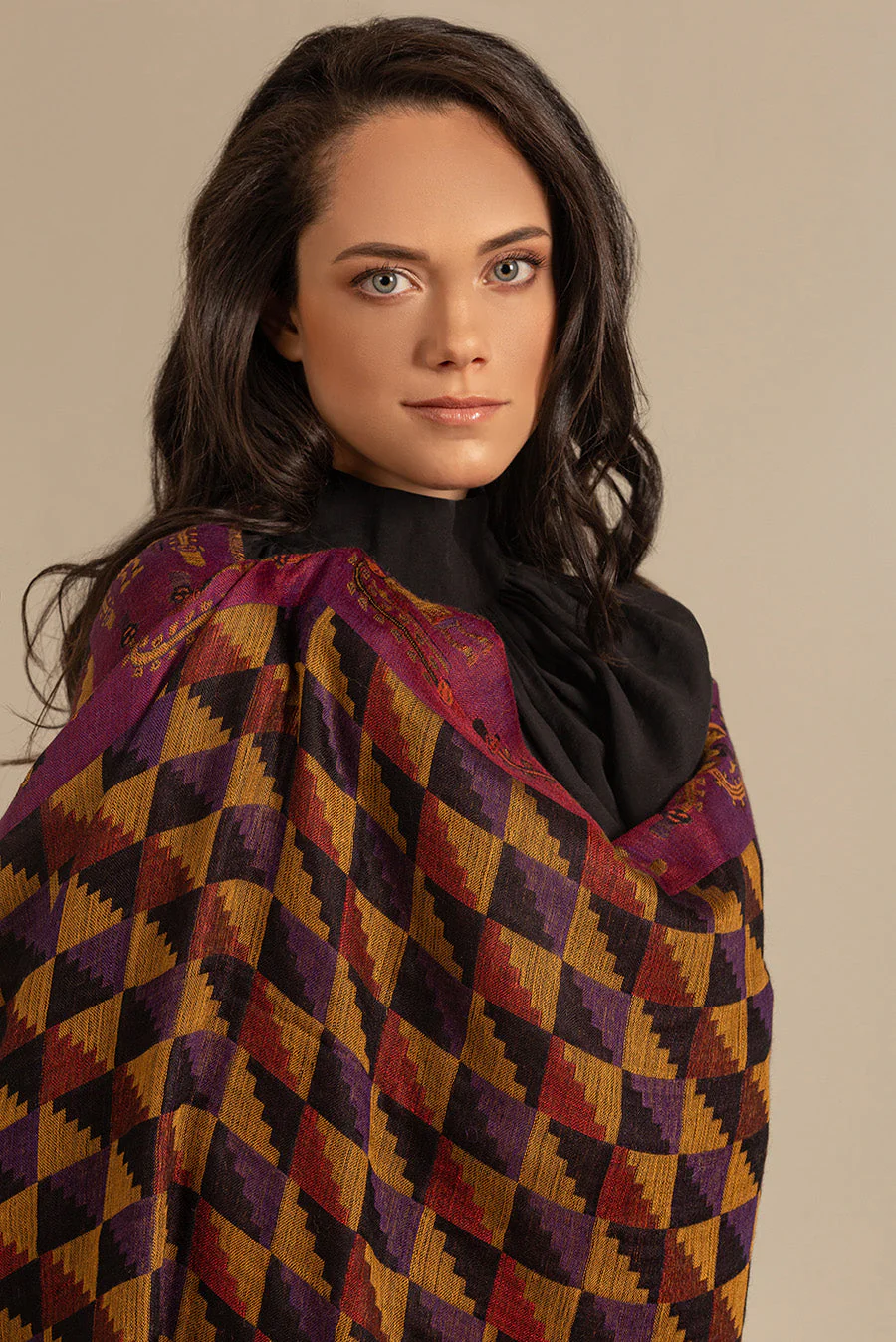 Nazca - 31 Shawl Royal Alpaca & Silk Color Multicolor - Image 6