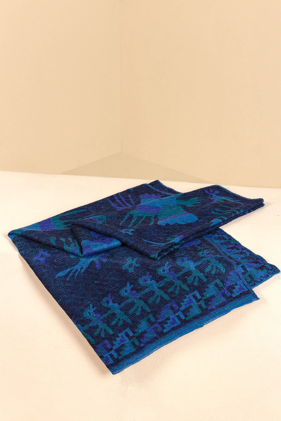 Nazca - 47 Shawl Baby Alpaca Color Blue - Image 7