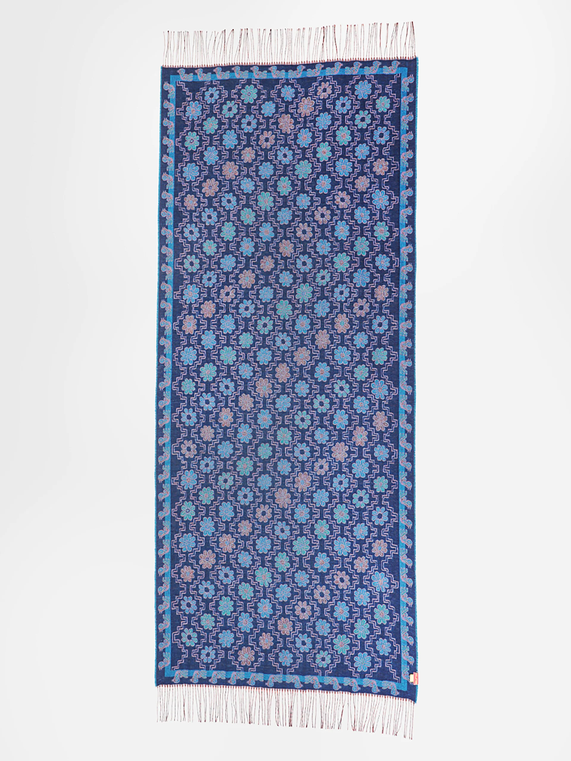 Nazca - 7 Shawl Baby Alpaca Color Blue - Image 4