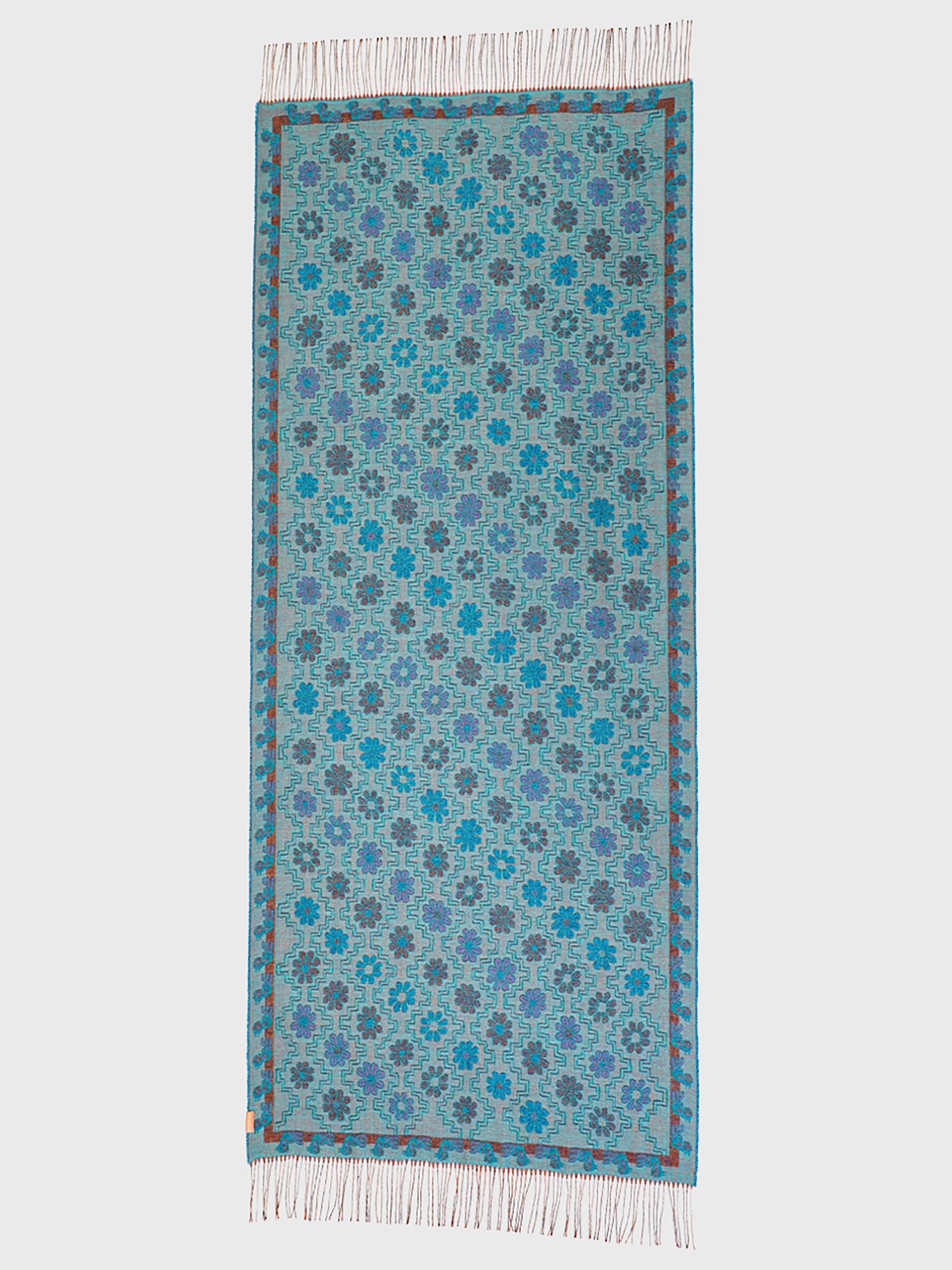 Nazca - 7 Shawl Baby Alpaca Color Blue - Image 5