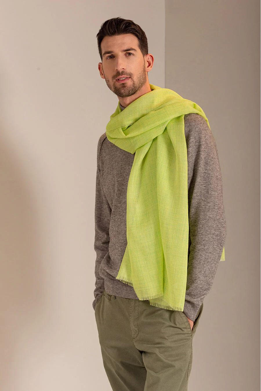 Patito Shawl Baby Alpaca Color Fluo - Image 3