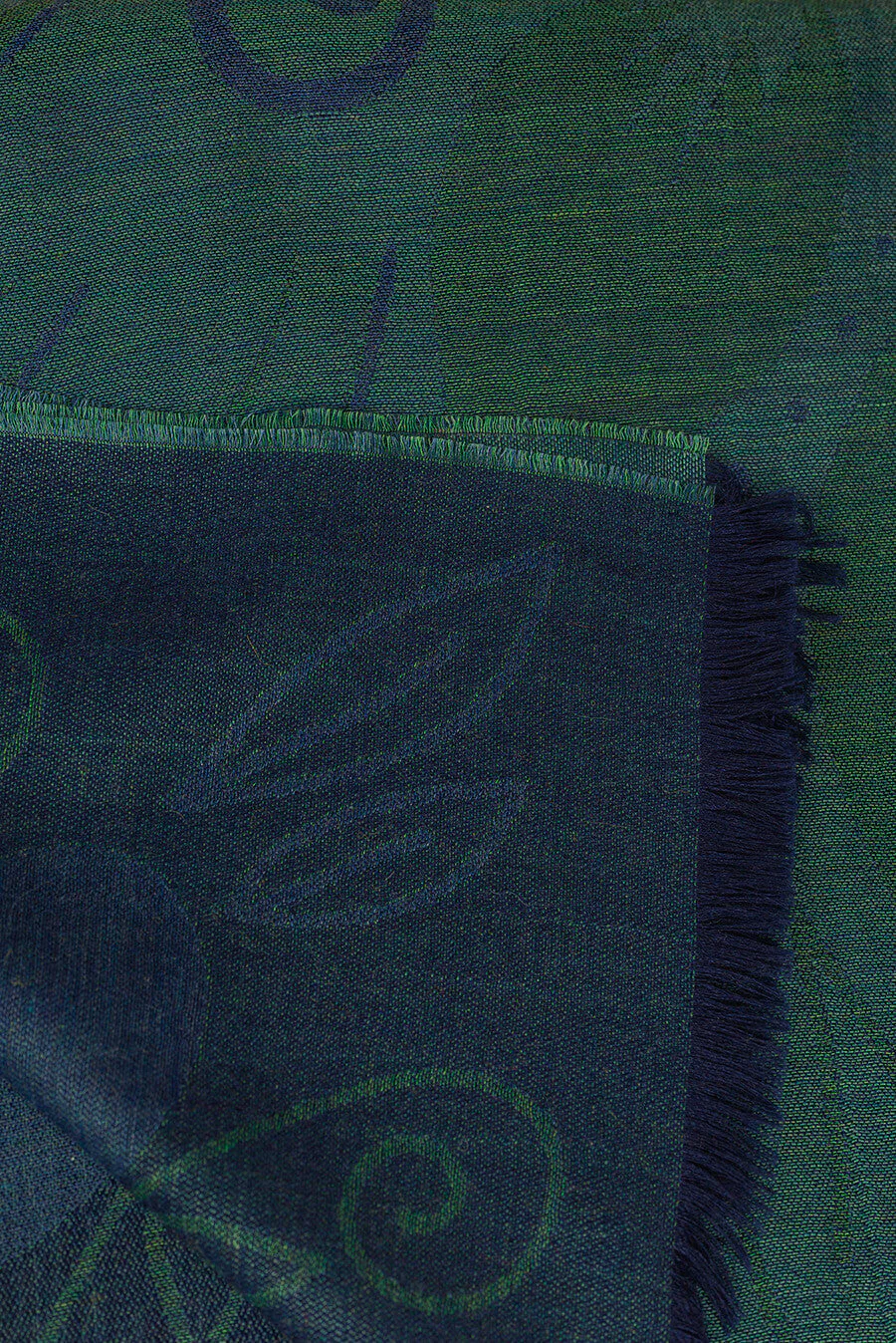 Usati Shawl Baby Alpaca Color Blue - Image 4