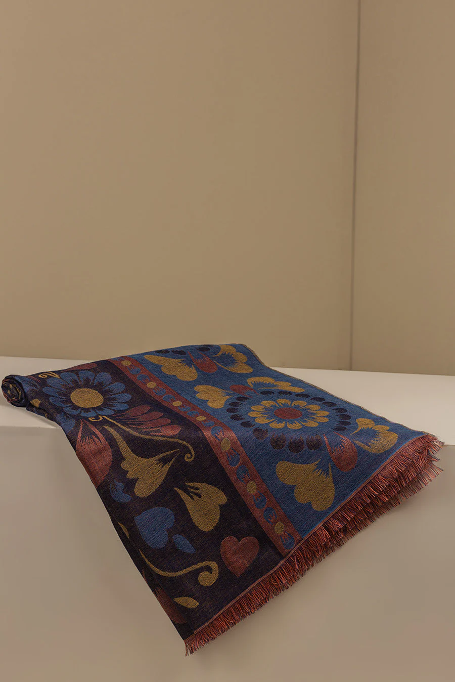 Usefful Shawl Baby Alpaca Color Blue - Image 4