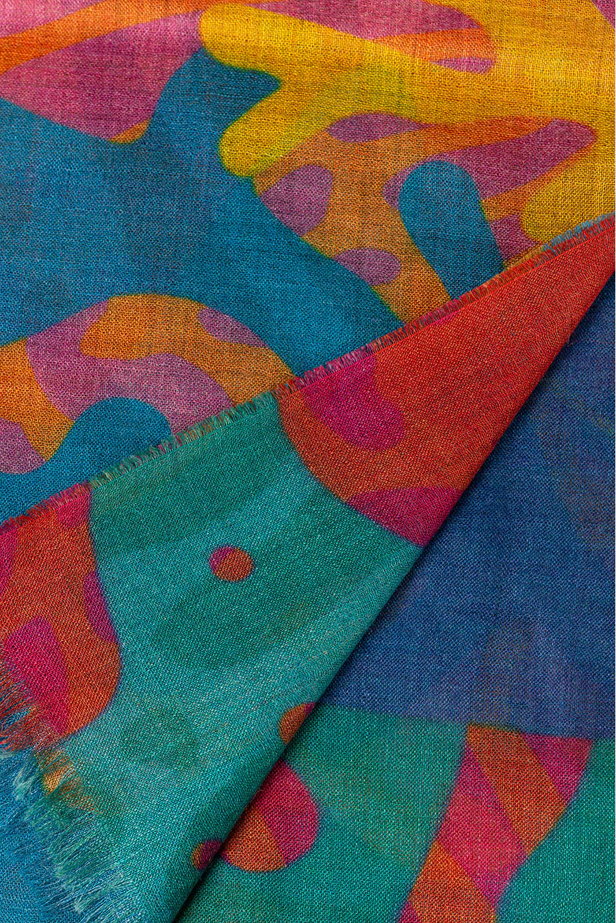 Ustica Shawl Baby Alpaca Color Multicolor - Image 3