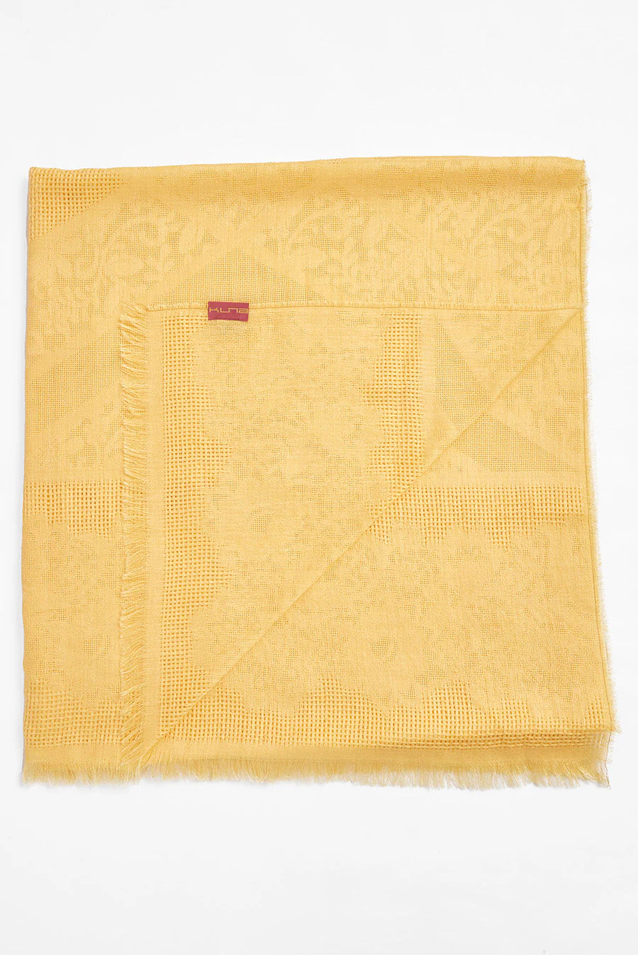 Varsallo Shawl Baby Alpaca Color Amarillo - Image 2